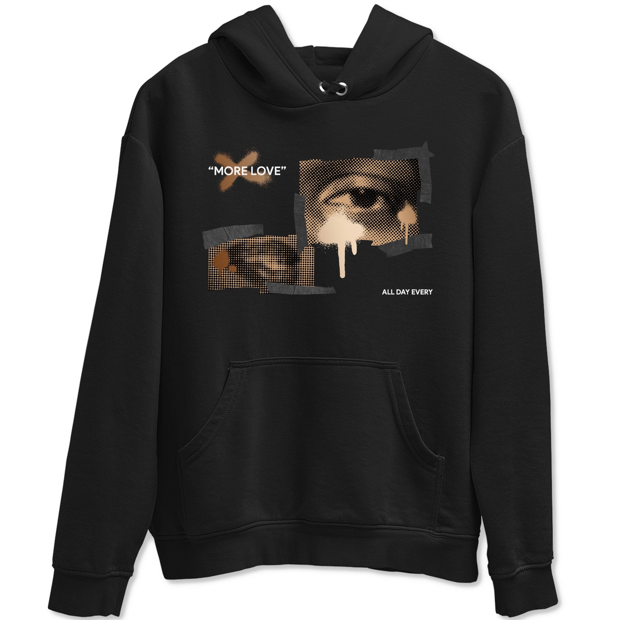 Foams One Metallic Copper shirts to match jordans More Love sneaker match tees Air Foamposite One Metallic Copper match shoes to clothes Drip Gear Zone unisex cotton Black 2 shirts