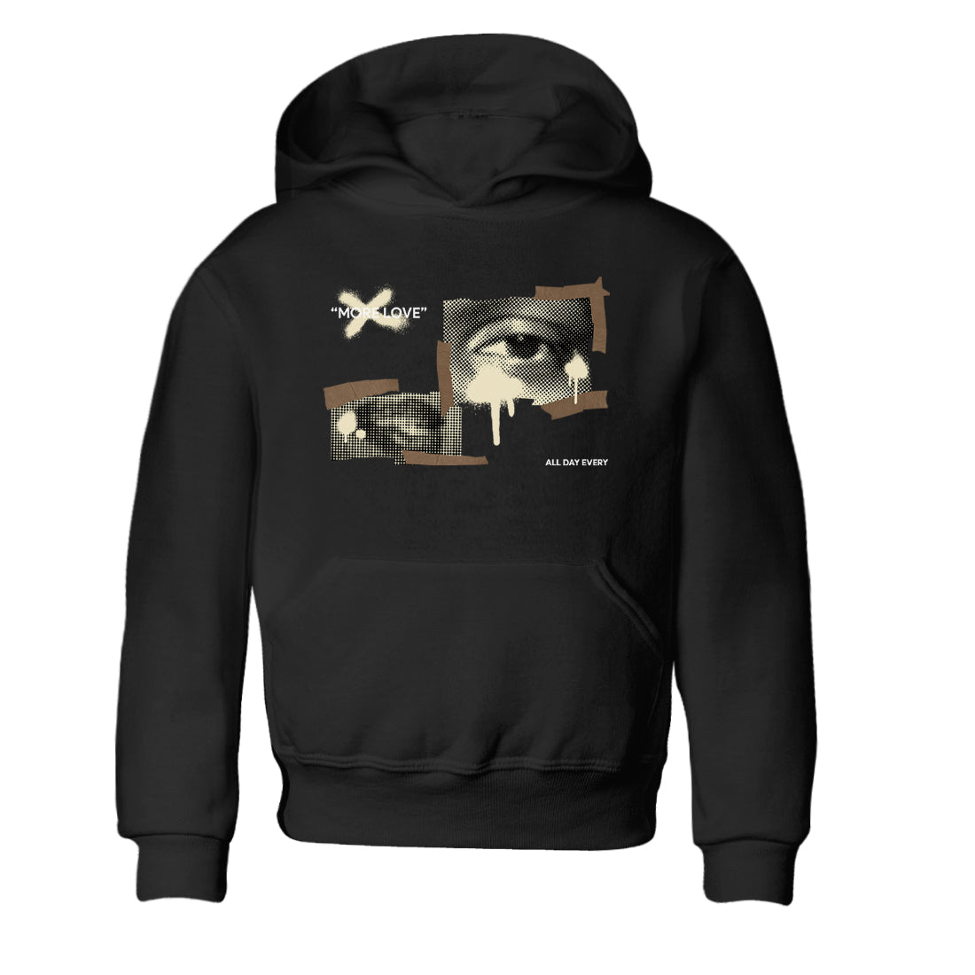 1s Low OG Mocha shirts to match jordans More Love sneaker match tees Air Jordan 1 Mocha match shoes to clothes Drip Gear Zone Youth Baby Black 2 tee