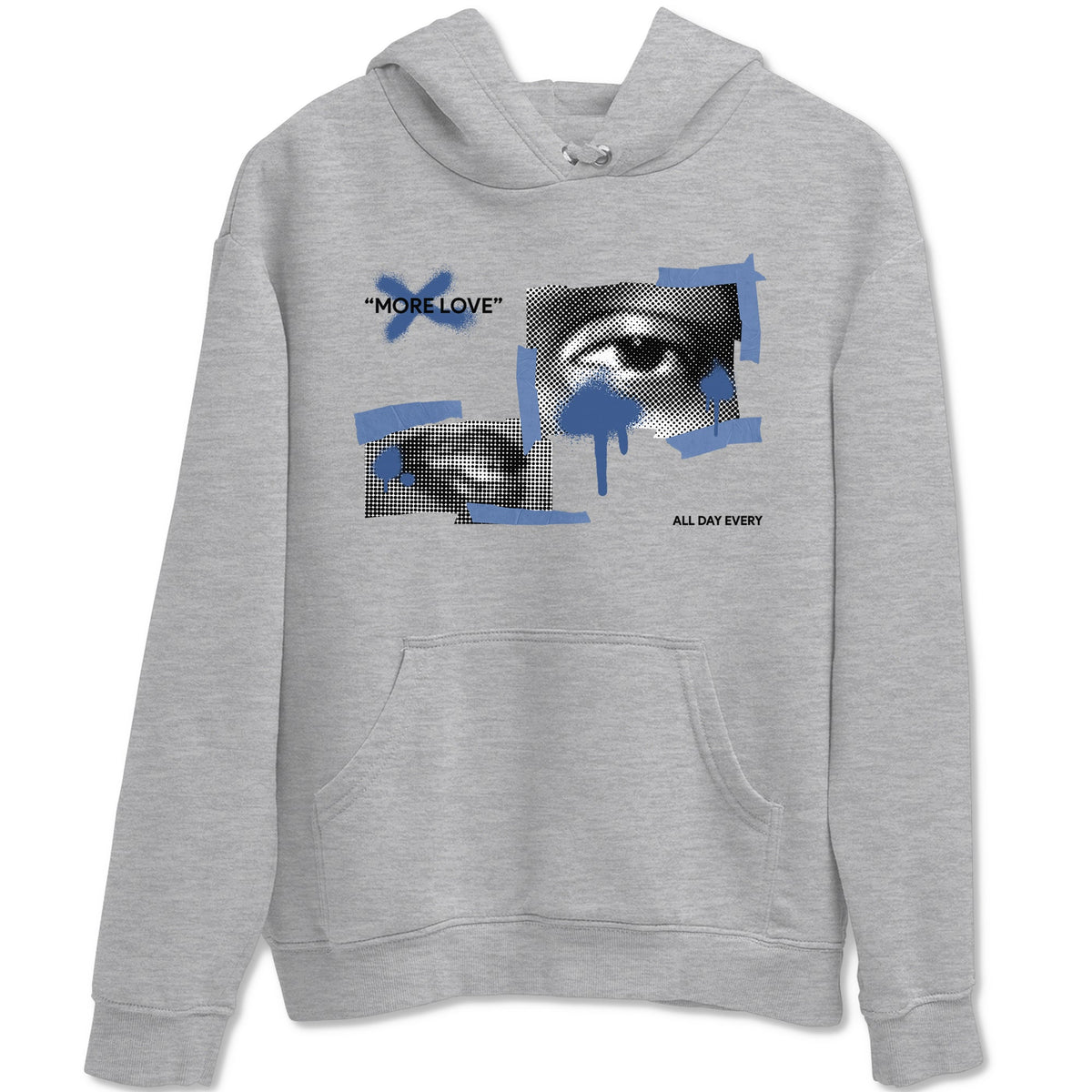 11s Diffused Blue Shirts To Match Jordans More Love sneaker match tees Air Jordan 11 Diffused Blue Tee Drip Gear Zone unisex cotton Heather Grey 2 crew neck shirts