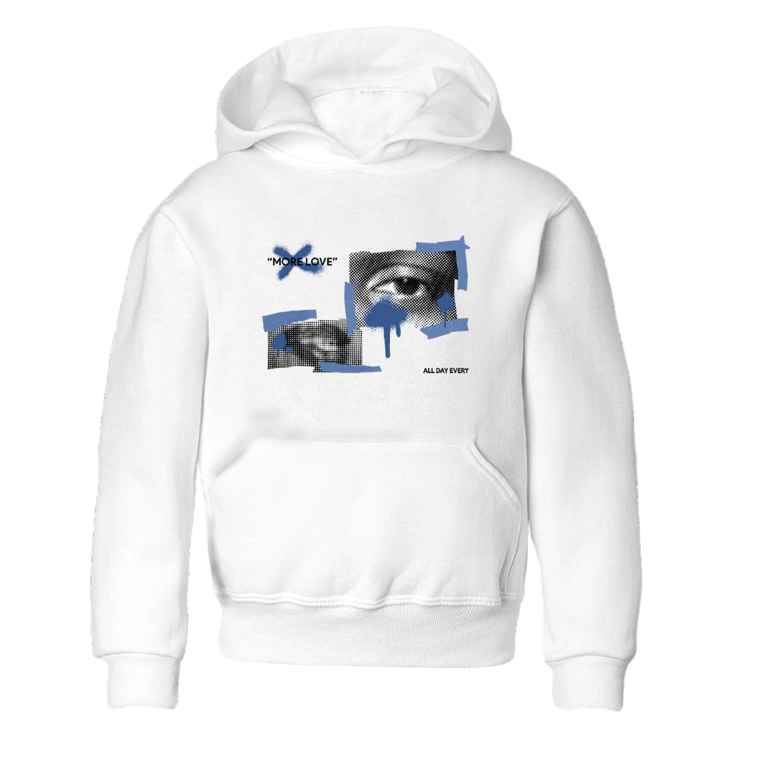 11s Diffused Blue Shirts To Match Jordans More Love sneaker match tees Air Jordan 11 Diffused Blue Tee Drip Gear Zone Youth Baby White 2 crew neck shirts