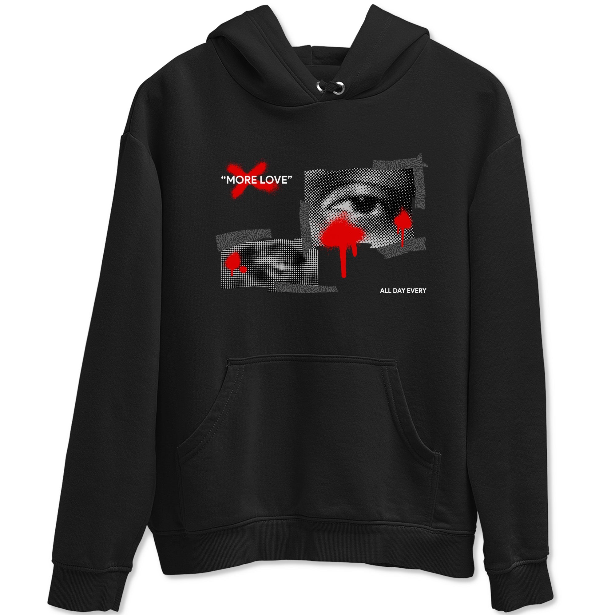 3s Black Cement shirts to match jordans More Love sneaker match tees Air Jordan 3 Black Cement match shoes to clothes Drip Gear Zone unisex cotton Black 2 shirts