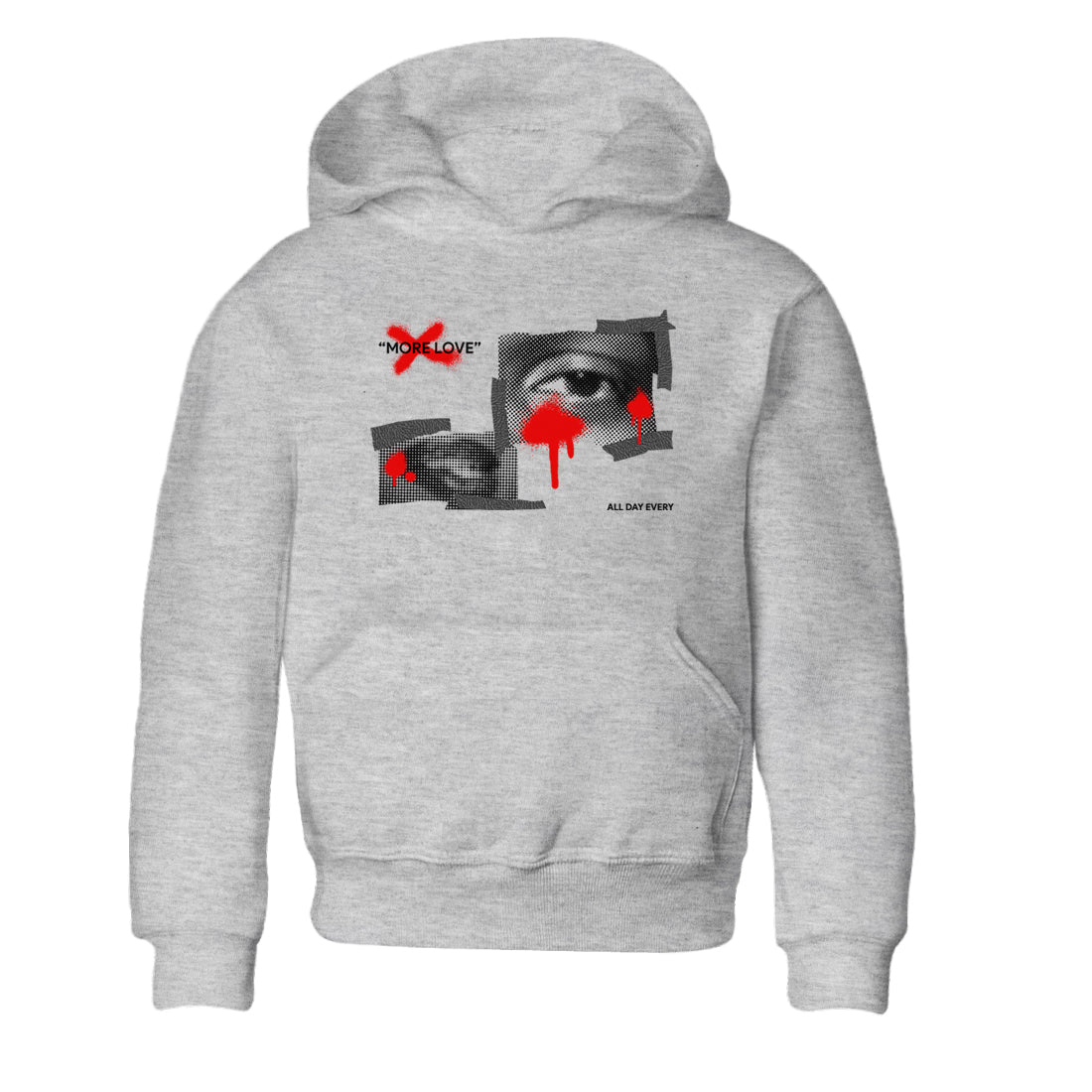 3s Black Cement shirts to match jordans More Love sneaker match tees Air Jordan 3 Black Cement match shoes to clothes Drip Gear Zone Youth Baby Heather Grey 2 tee