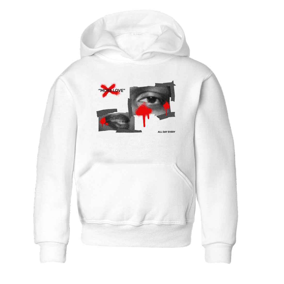 3s Black Cement shirts to match jordans More Love sneaker match tees Air Jordan 3 Black Cement match shoes to clothes Drip Gear Zone Youth Baby White 2 tee