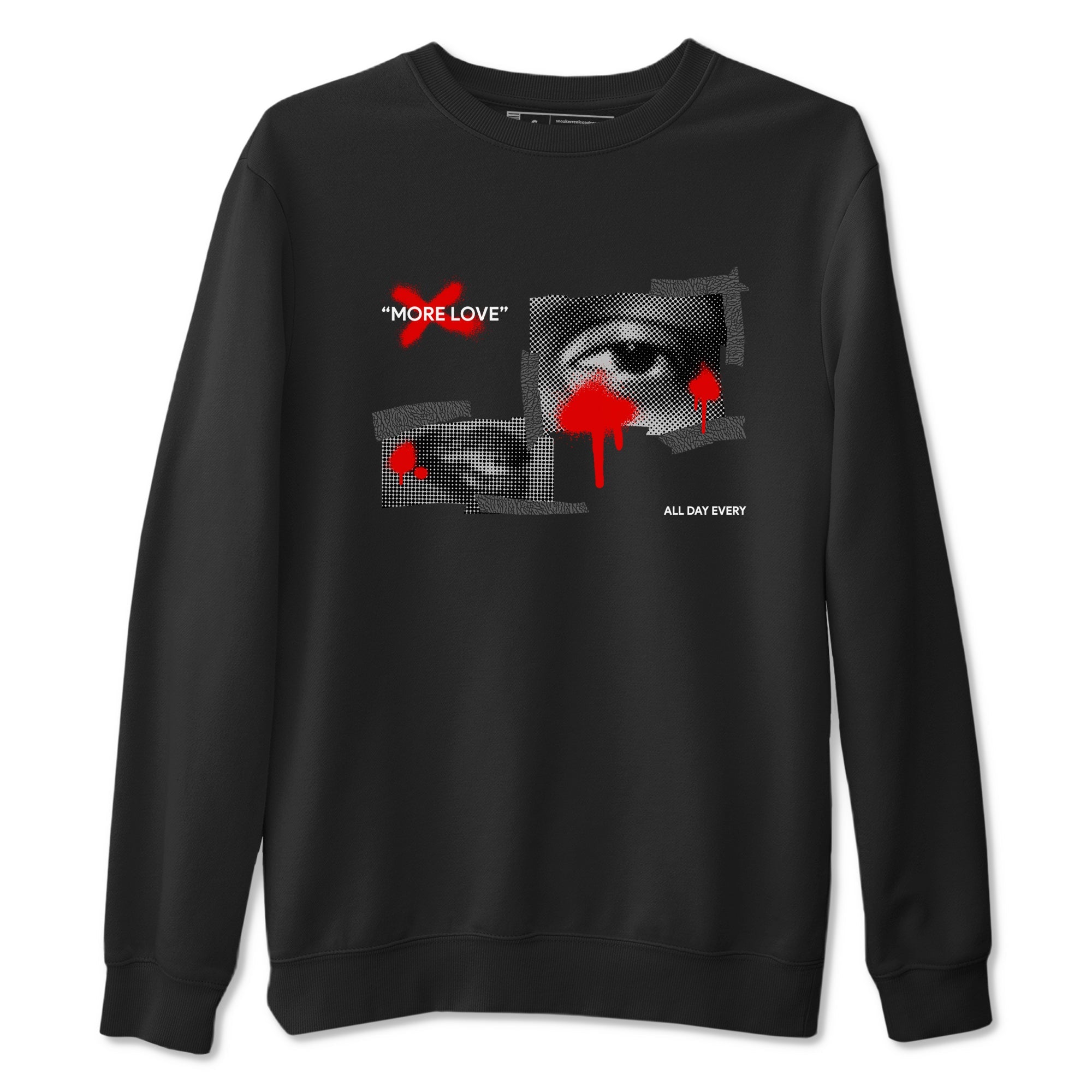 3s Black Cement shirts to match jordans More Love sneaker match tees Air Jordan 3 Black Cement match shoes to clothes Drip Gear Zone unisex cotton Black 2 shirts