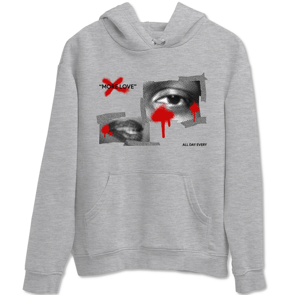 3s Cement Grey shirts to match jordans More Love sneaker match tees Air Jordan 3 Cement Grey Drip Gear Zone unisex cotton Heather Grey 2 crew neck shirts