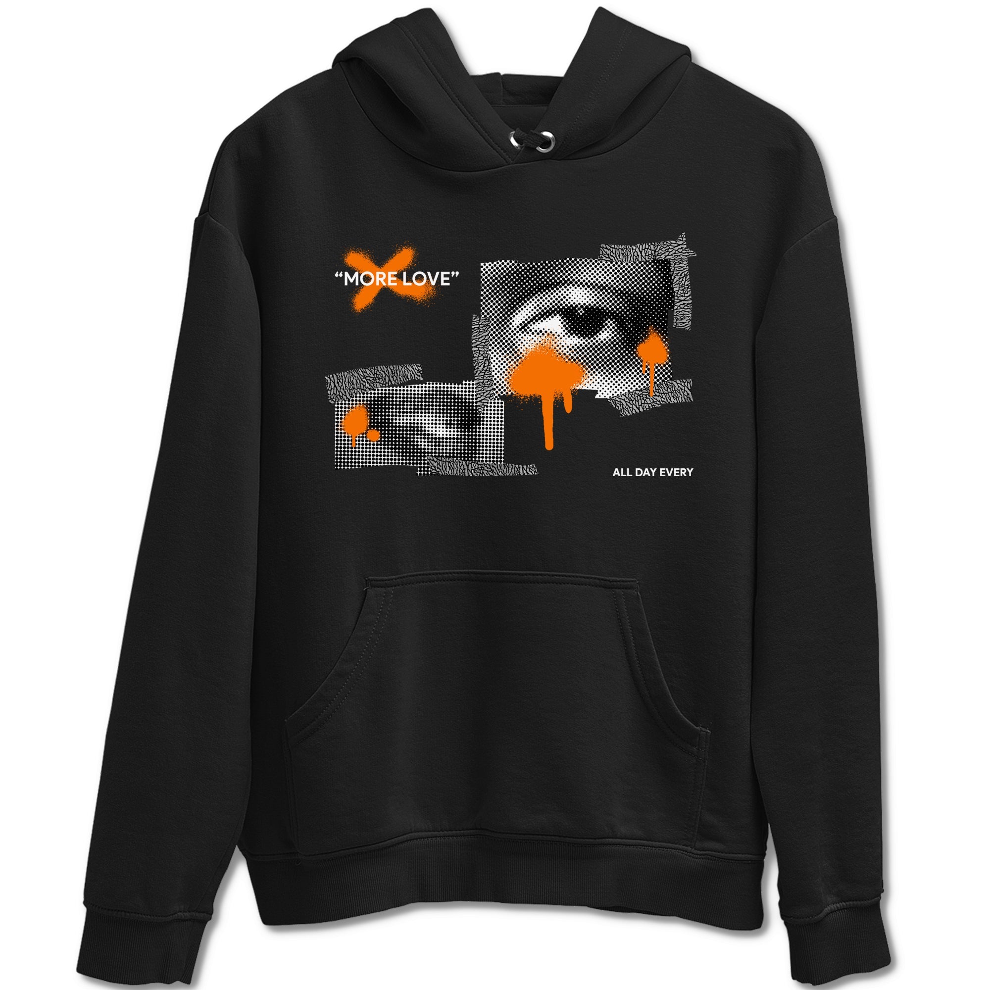 3s Georgia Peach shirt to match jordans More Love sneaker tees Air Jordan 3 Georgia Peach Drip Gear Zone unisex cotton Black 2 crew neck shirt