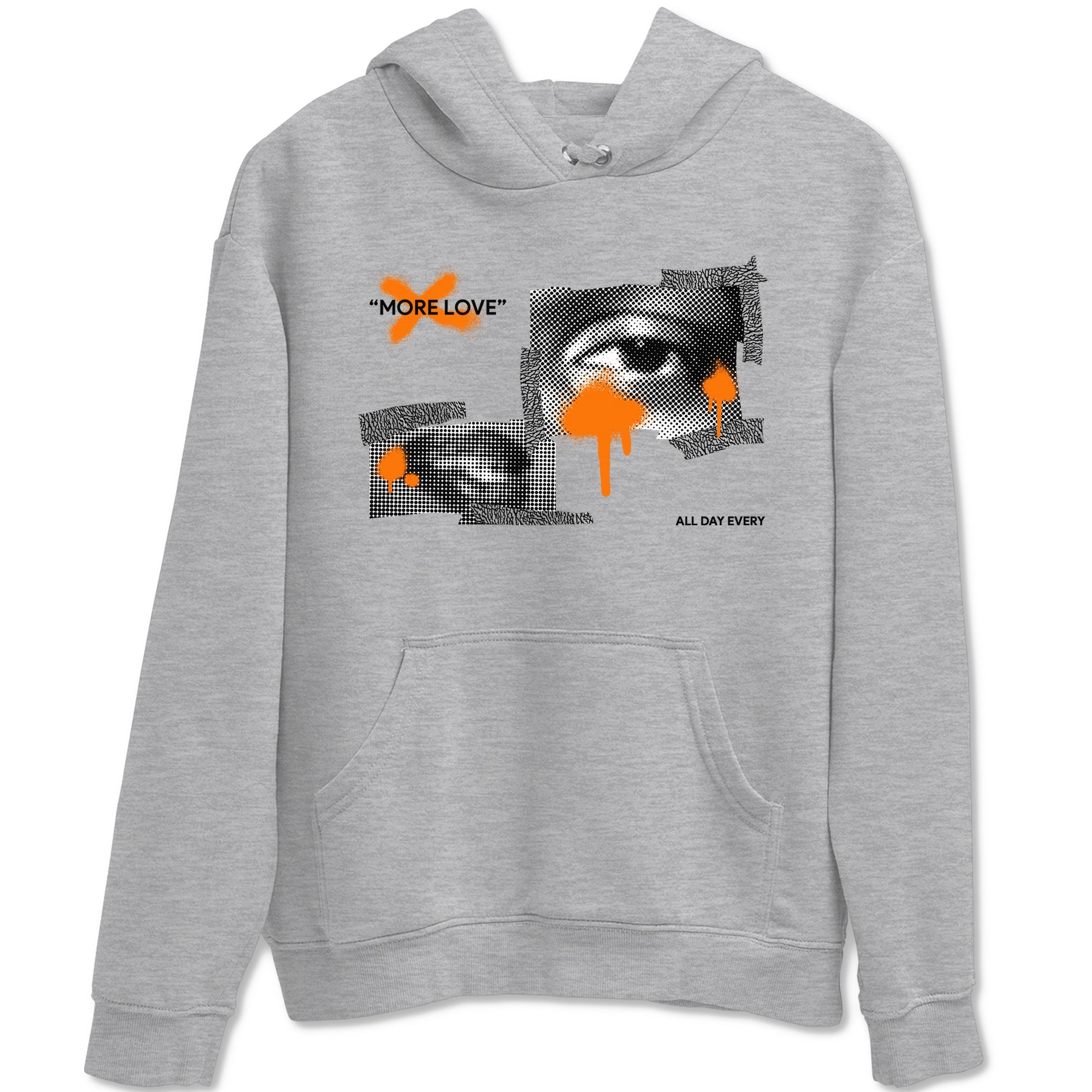 3s Georgia Peach shirt to match jordans More Love sneaker tees Air Jordan 3 Georgia Peach Drip Gear Zone unisex cotton Heather Grey 2 crew neck shirt
