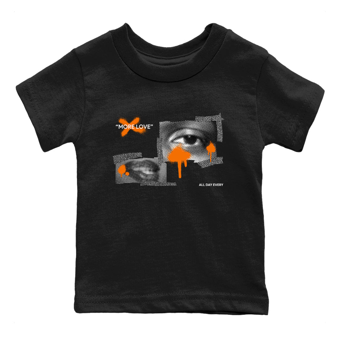 3s Georgia Peach shirt to match jordans More Love sneaker tees Air Jordan 3 Georgia Peach Drip Gear Zone baby toddler Black 2 cotton Shirt
