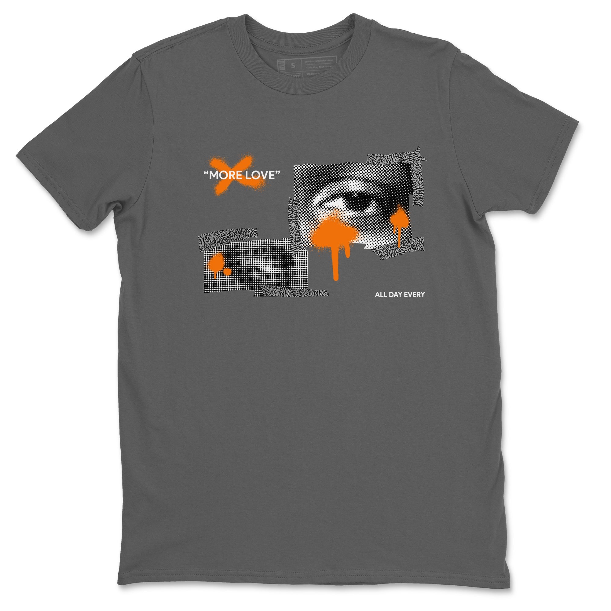 3s Georgia Peach shirt to match jordans More Love sneaker tees Air Jordan 3 Georgia Peach Drip Gear Zone unisex cotton Cool Grey 2 crew neck shirt