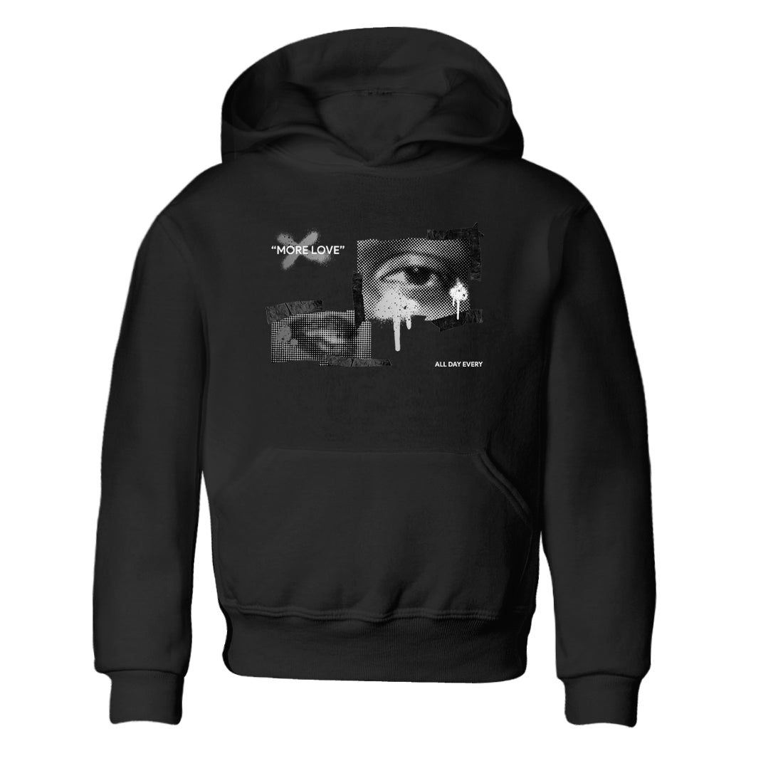 4s Fear shirts to match jordans More Love sneaker match tees Air Jordan 4 Fear match shoes to clothes Drip Gear Zone Youth Baby Black 2 tee
