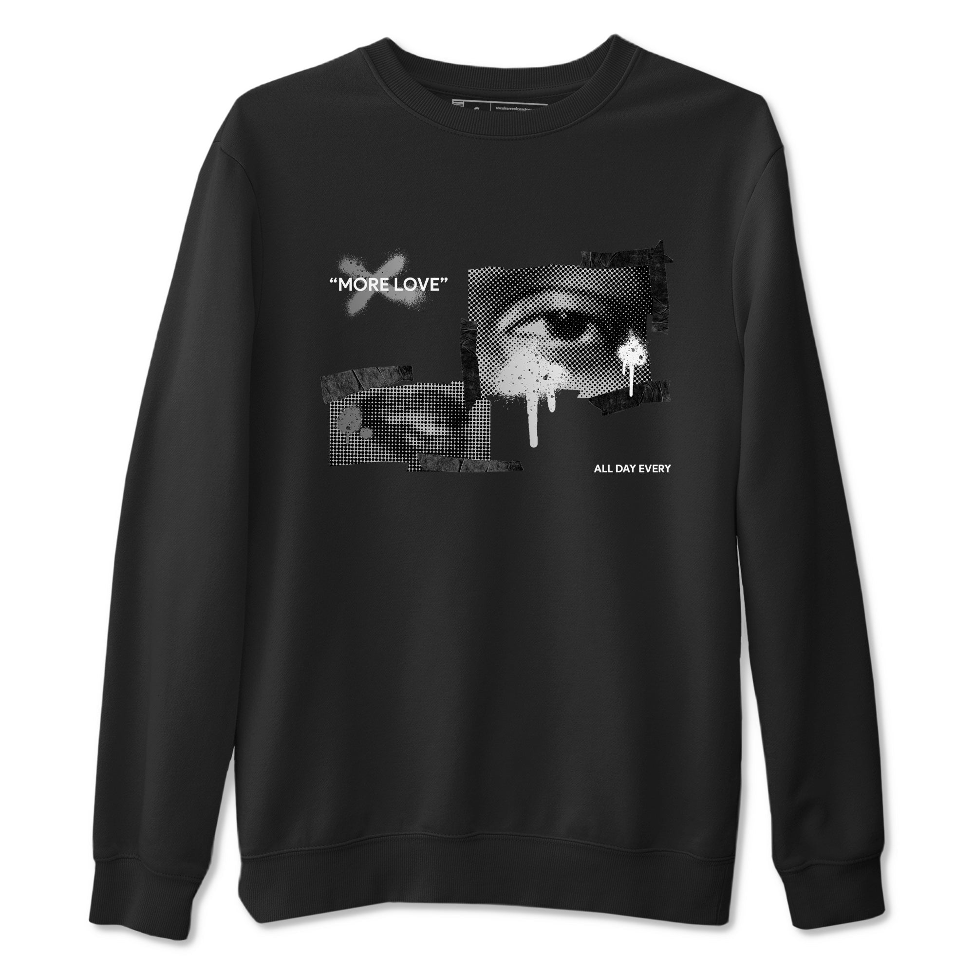 4s Fear shirts to match jordans More Love sneaker match tees Air Jordan 4 Fear match shoes to clothes Drip Gear Zone unisex cotton Black 2 shirts
