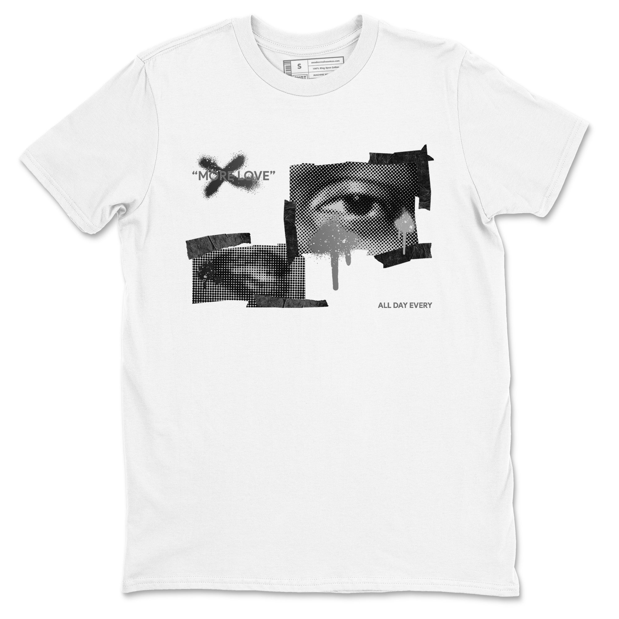 4s Fear shirts to match jordans More Love sneaker match tees Air Jordan 4 Fear match shoes to clothes Drip Gear Zone unisex cotton White 2 shirts