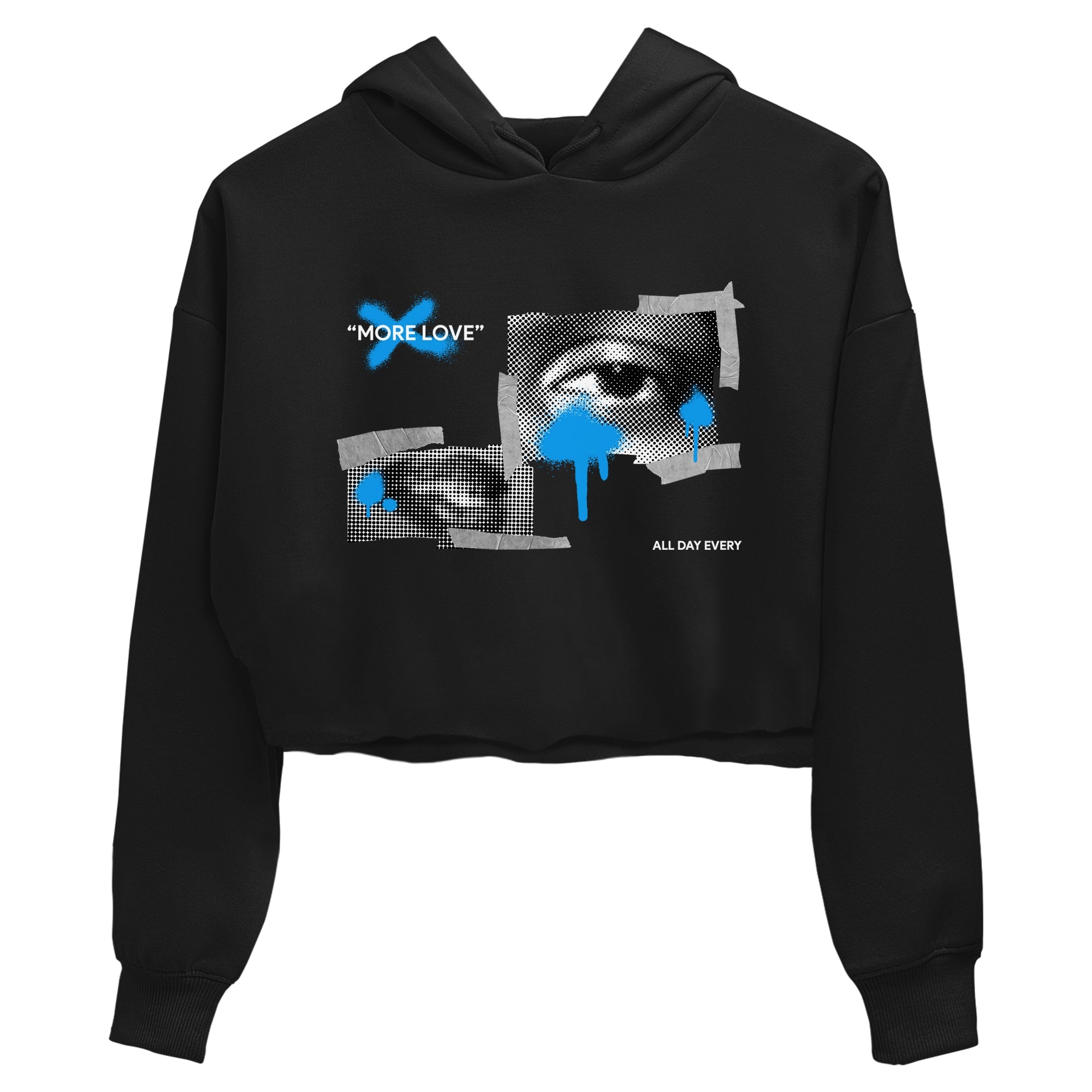 Air Jordan 4 Industrial Blue shirt to match jordans More Love sneaker tees Air Jordan 4 Military Blue Drip Gear Zone Black 2 crop length shirt