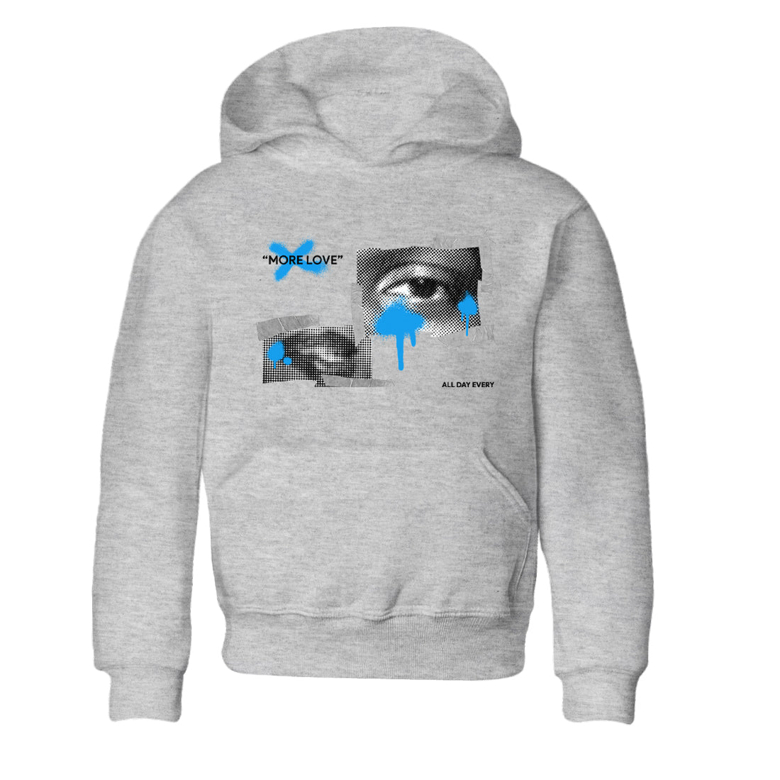 Air Jordan 4 Industrial Blue shirt to match jordans More Love sneaker tees Air Jordan 4 Military Blue Drip Gear Zone baby toddler Heather Grey 2 cotton Shirt