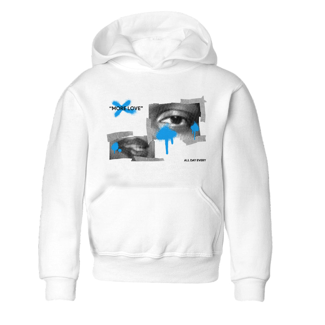 Air Jordan 4 Industrial Blue shirt to match jordans More Love sneaker tees Air Jordan 4 Military Blue Drip Gear Zone baby toddler White 2 cotton Shirt