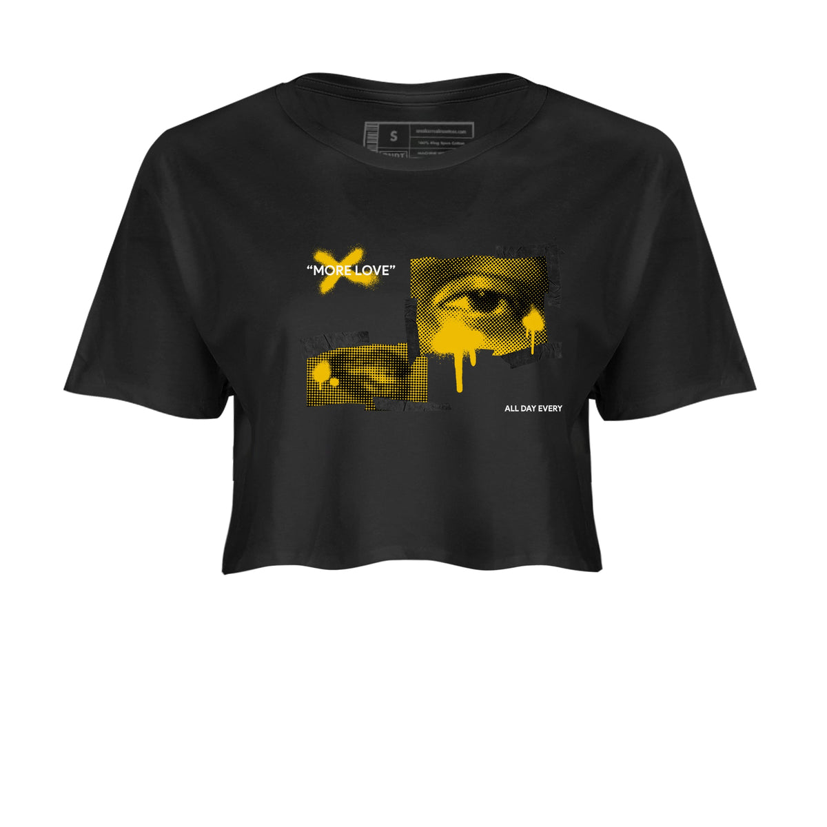 Dunk High Wu Tang shirts to match jordans More Love sneaker match tees Dunk High Wu Tang match shoes to clothes Drip Gear Zone unisex cotton Black 2 crop tee