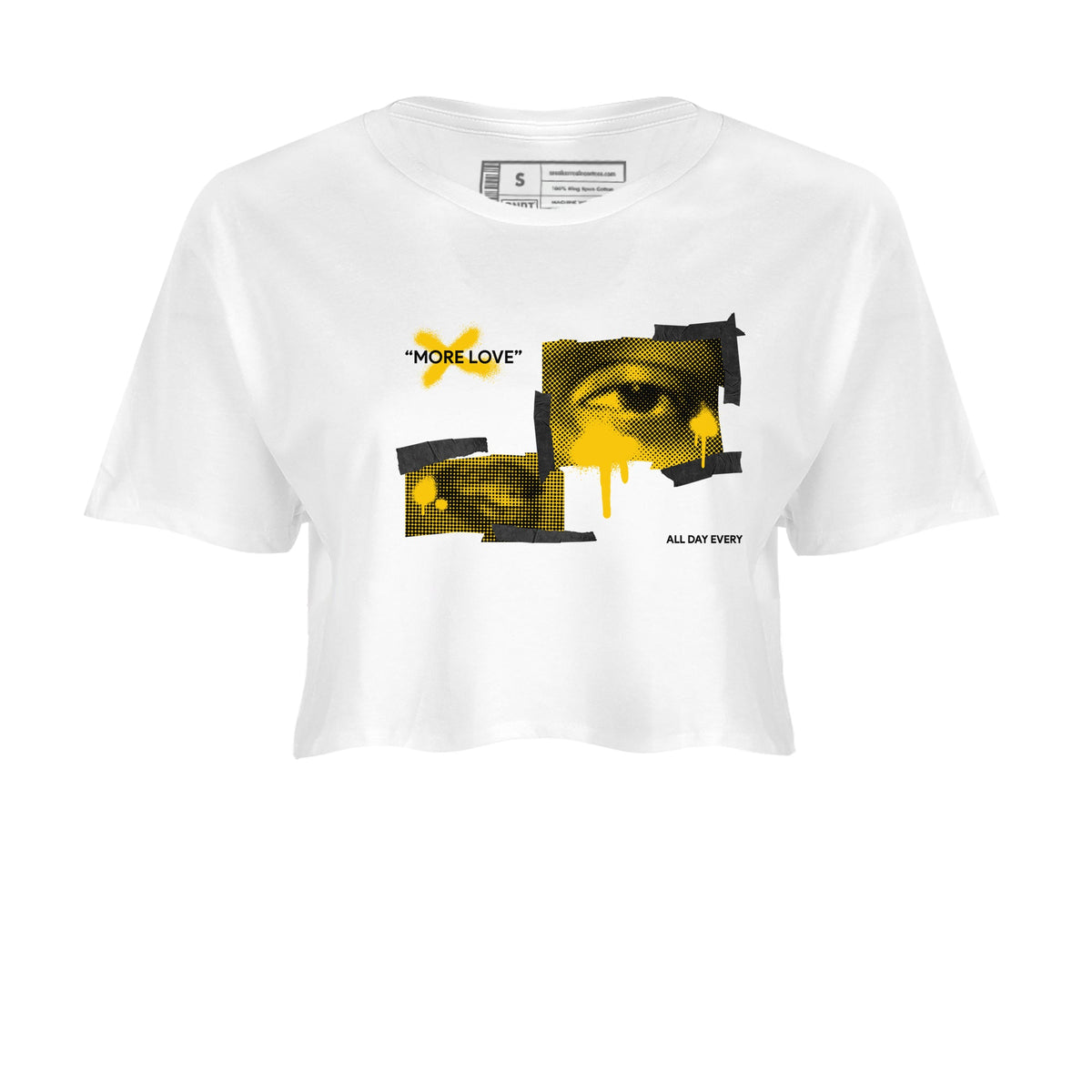Dunk High Wu Tang shirts to match jordans More Love sneaker match tees Dunk High Wu Tang match shoes to clothes Drip Gear Zone unisex cotton White 2 crop tee