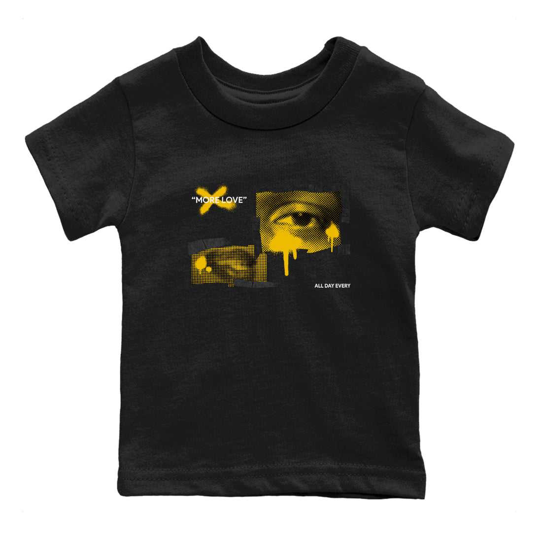 Dunk High Wu Tang shirts to match jordans More Love sneaker match tees Dunk High Wu Tang match shoes to clothes Drip Gear Zone Youth Baby Black 2 tee