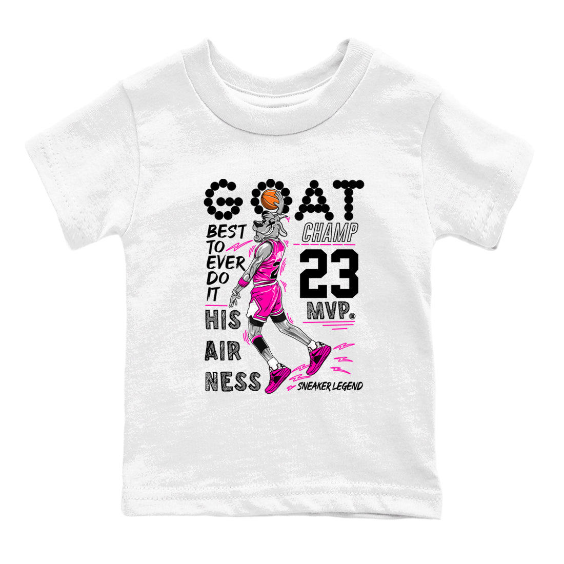 Nike KD 4 Retro Aunt Pearl shirts to match jordans MVP Goat sneaker match tees Nike KD 4 Aunt Pearl match shoes to clothes Drip Gear Zone Youth Baby White 2 tee