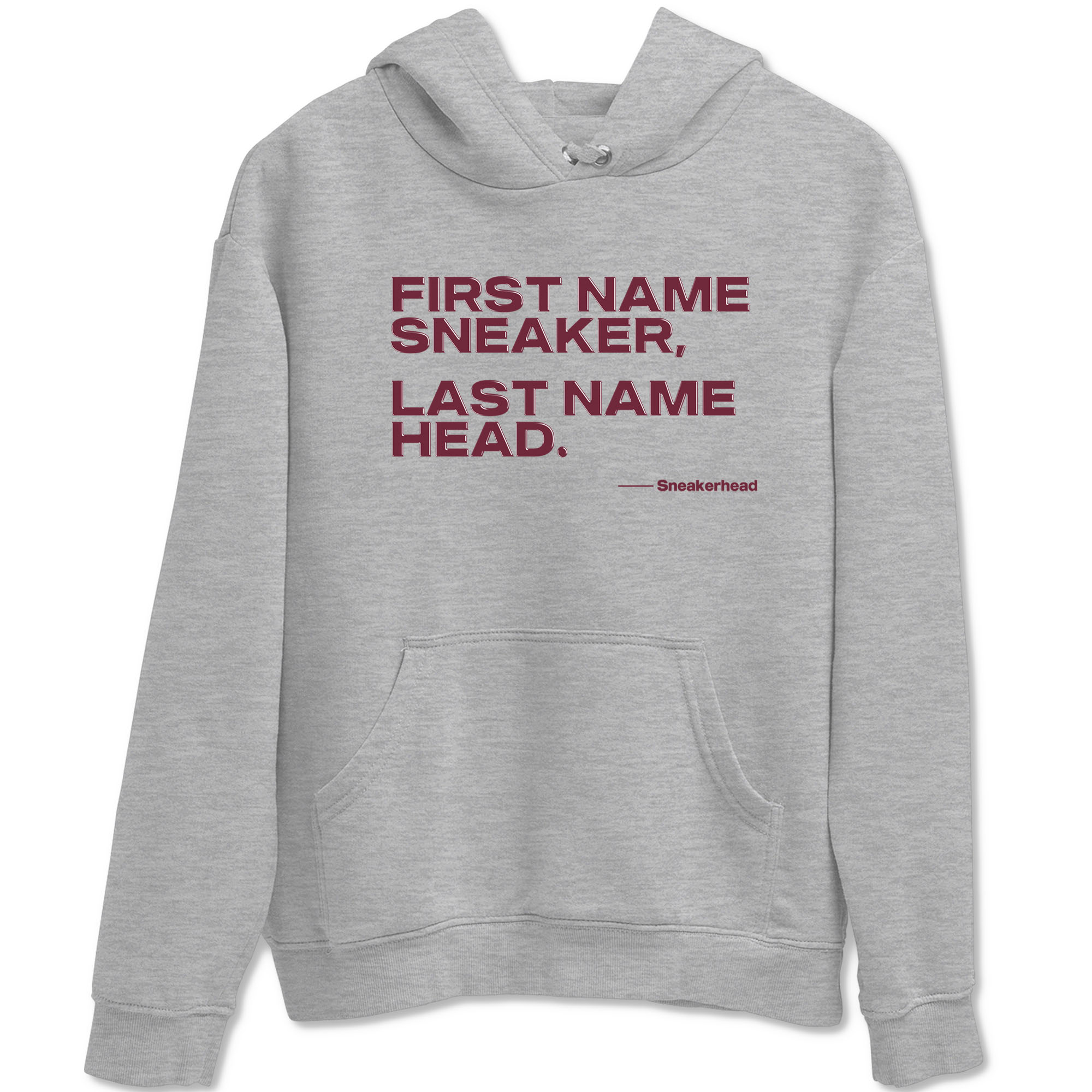 AJ1 High '85 Metallic Burgundy shirts to match jordans My Name Is sneaker match tees 1s High '85 Metallic Burgundy Drip Gear Zone streetwear brand Heather Grey 2 unisex cotton tee