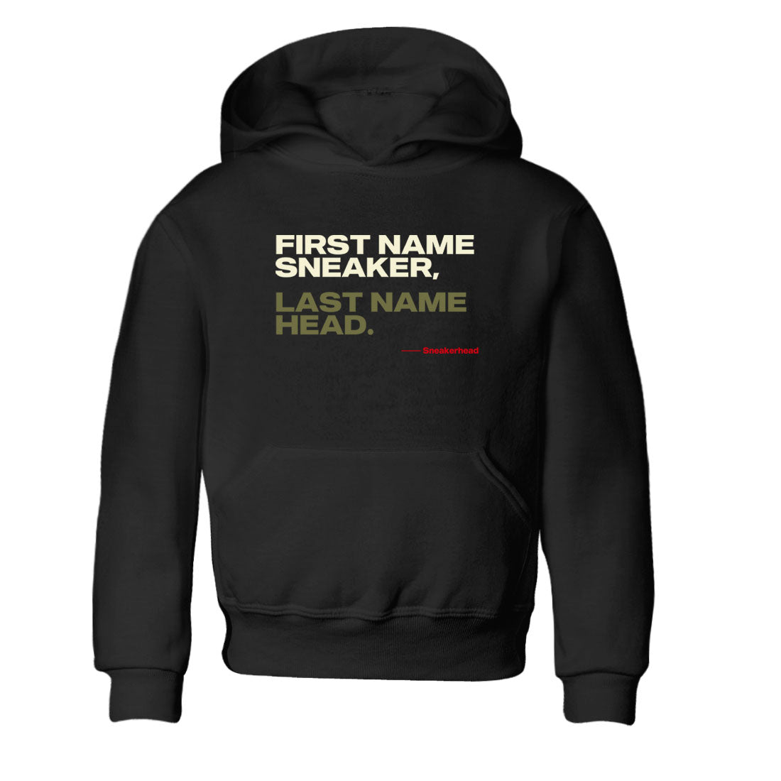 1s Travis Scott Black Olive shirts to match jordans My Name Is sneaker match tees Air Jordan 1 Travis Scott Black Olive Drip Gear Zone streetwear brand Baby and Youth Black 2 cotton tee