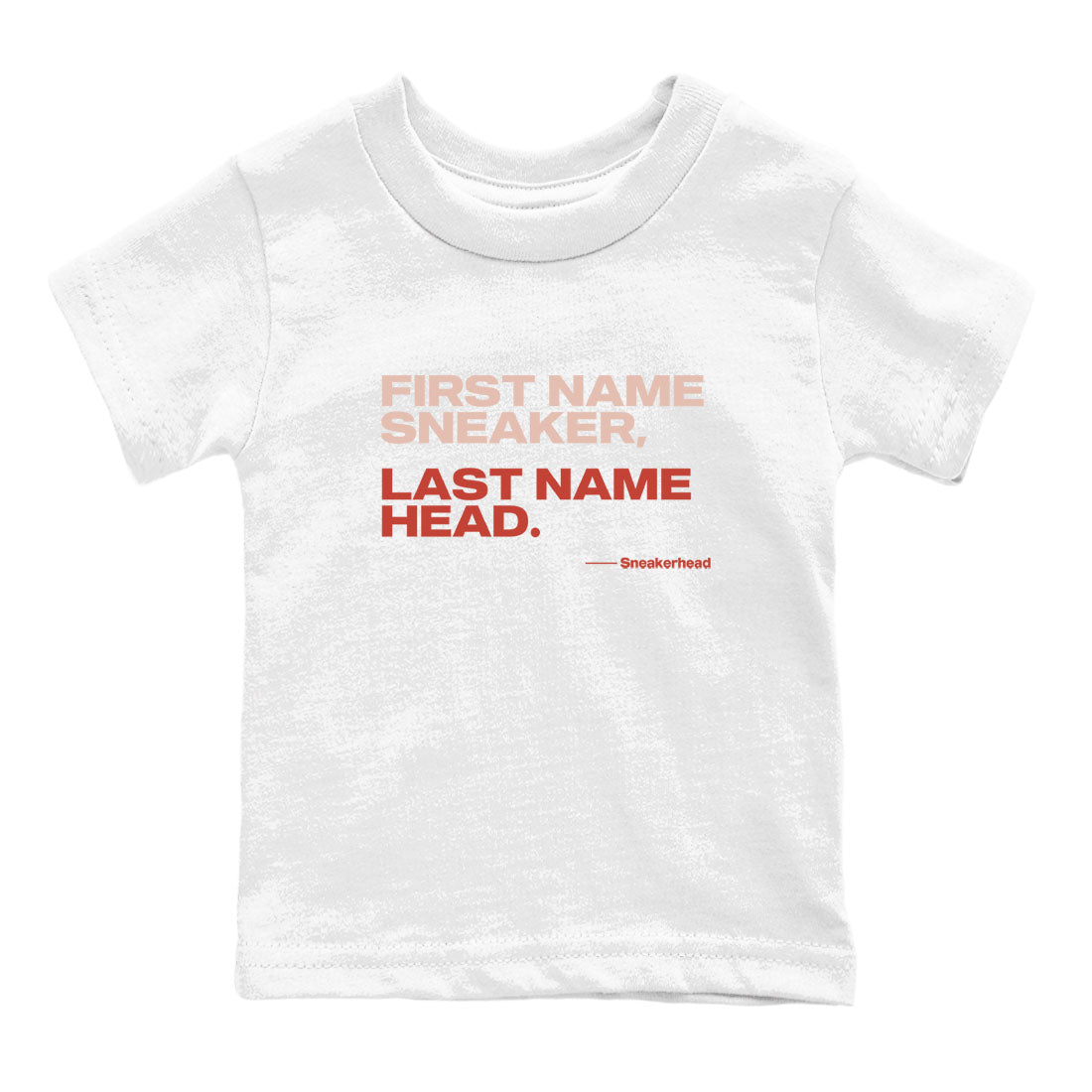 AJ13 Dune Red shirts to match jordans My Name Is sneaker match tees Air Jordan 13 Dune Red Drip Gear Zone streetwear brand Baby and Youth White 2 cotton tee