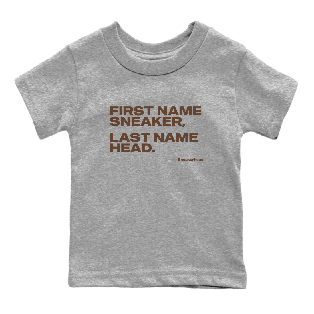 Yeezy Slide Flax shirts to match jordans My Name Is sneaker match tees Yeezy Slide Flax Drip Gear Zone streetwear brand Baby and Youth Heather Grey 2 cotton tee