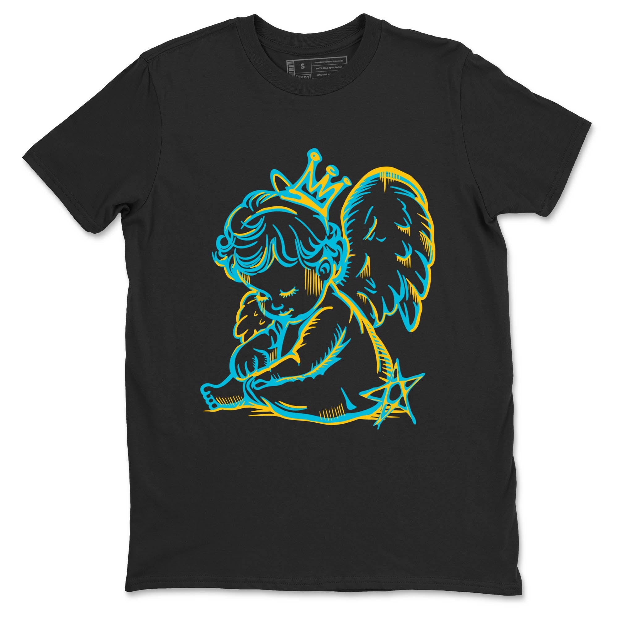 Sneaker Threads  Sneaker Tees To Match Air Jordan 11 Retro Gamma  Neon Angel Graphic Tee Black 2. Perfect for Jordan releases 2025 colorways.