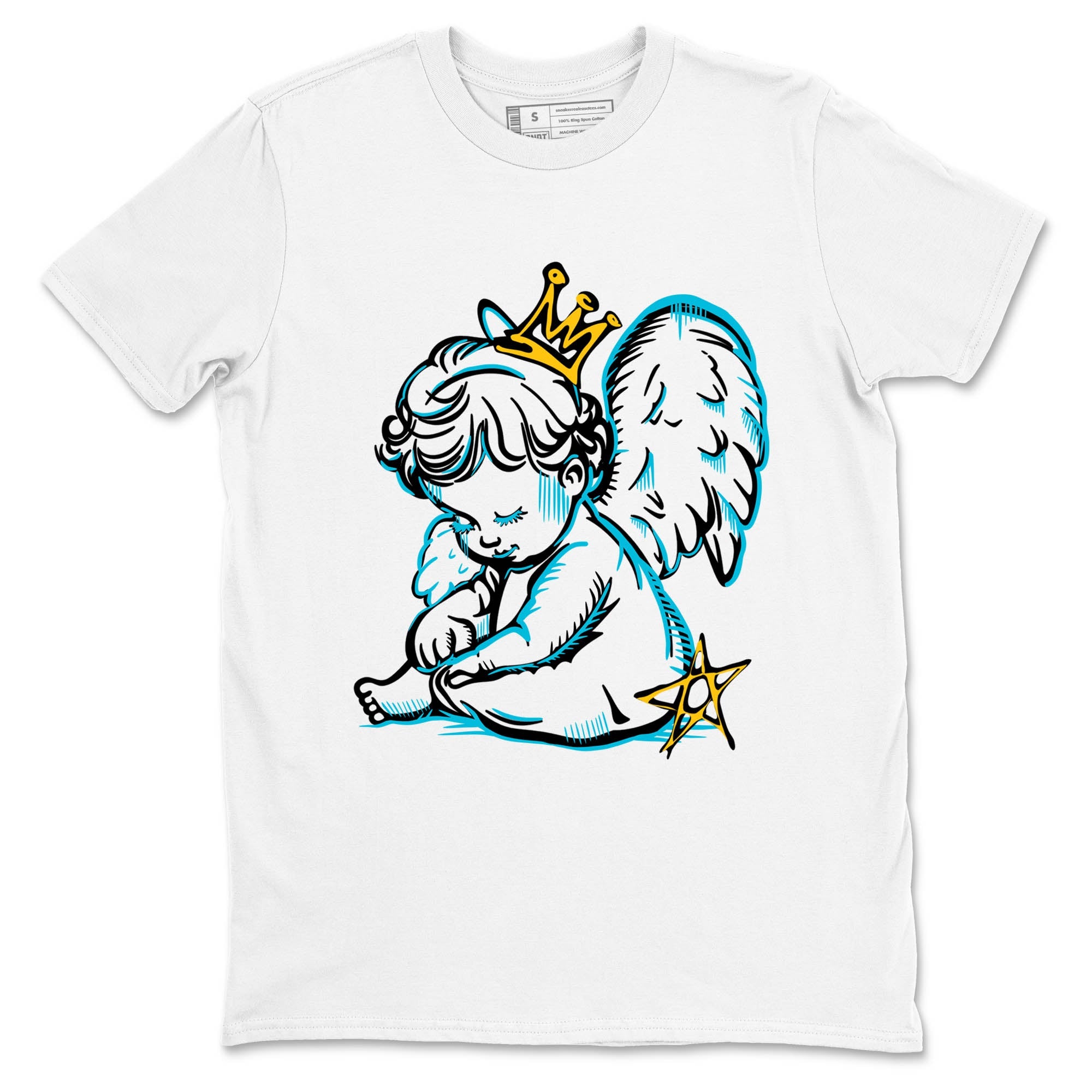 Sneaker Threads  Sneaker Tees To Match Air Jordan 11 Retro Gamma  Neon Angel Graphic Tee White 2. Perfect for Jordan releases 2025 colorways.