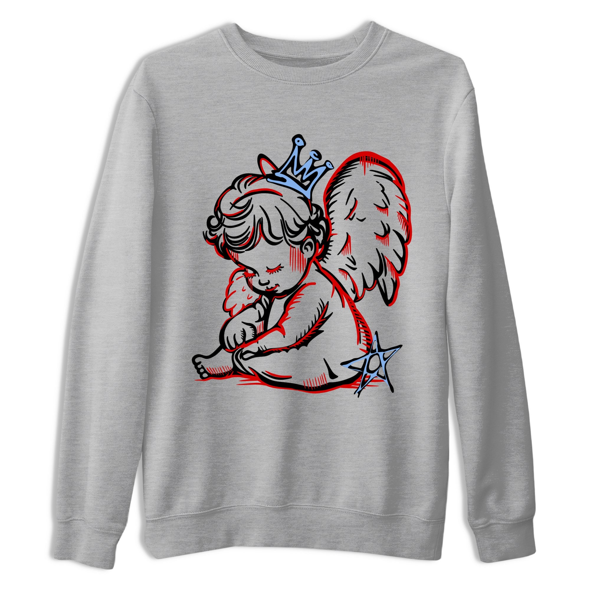 Sneaker match tees  Sneaker Tees To Match Air Jordan 5 Fire Red Shoes  Neon Angel Tee Heather Grey 2