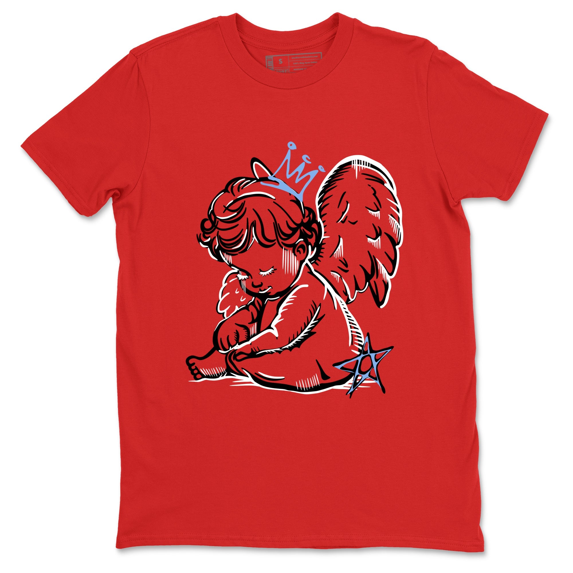 Sneaker match tees  Sneaker Tees To Match Air Jordan 5 Fire Red Shoes  Neon Angel Tee Red 2