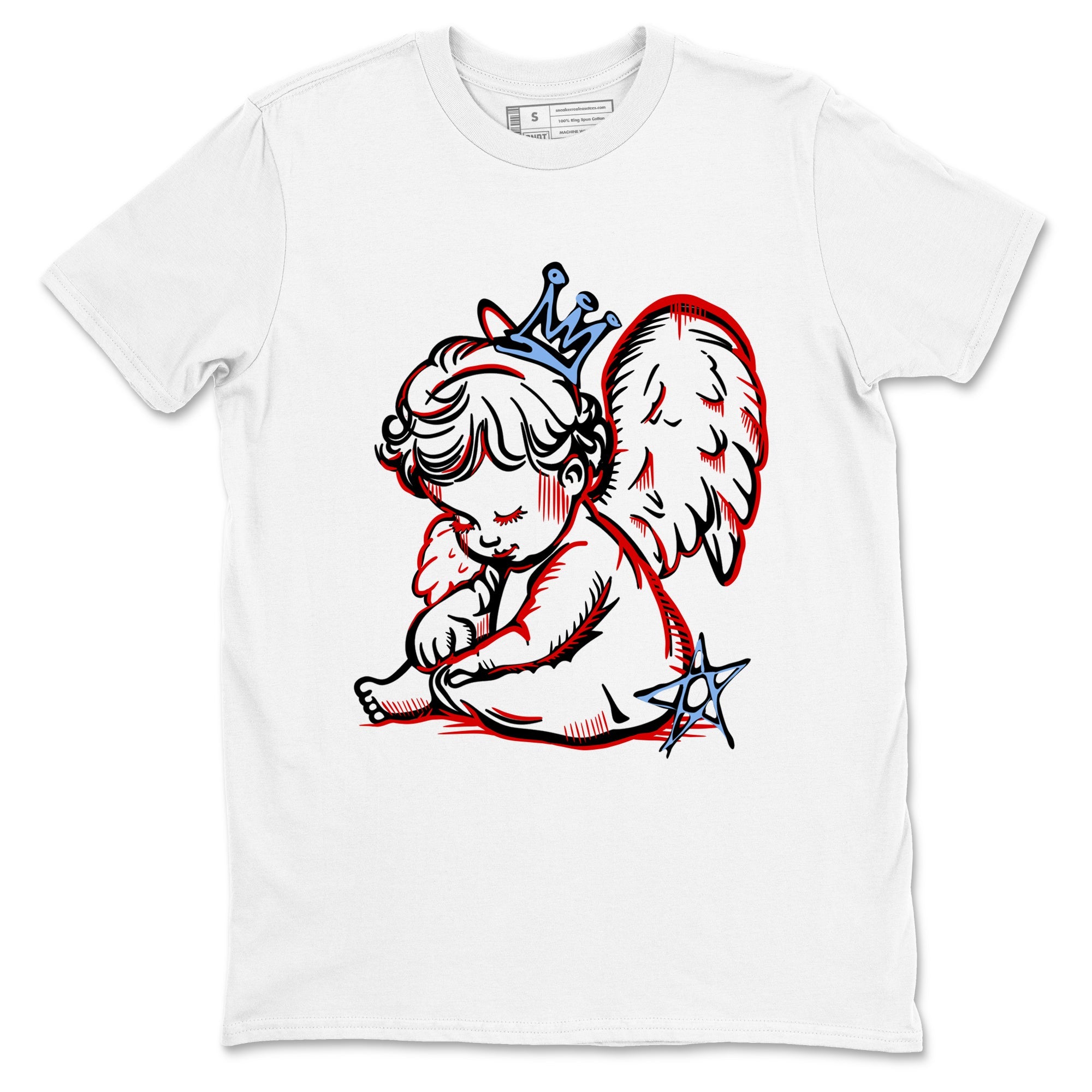 Sneaker match tees  Sneaker Tees To Match Air Jordan 5 Fire Red Shoes  Neon Angel Tee White 2
