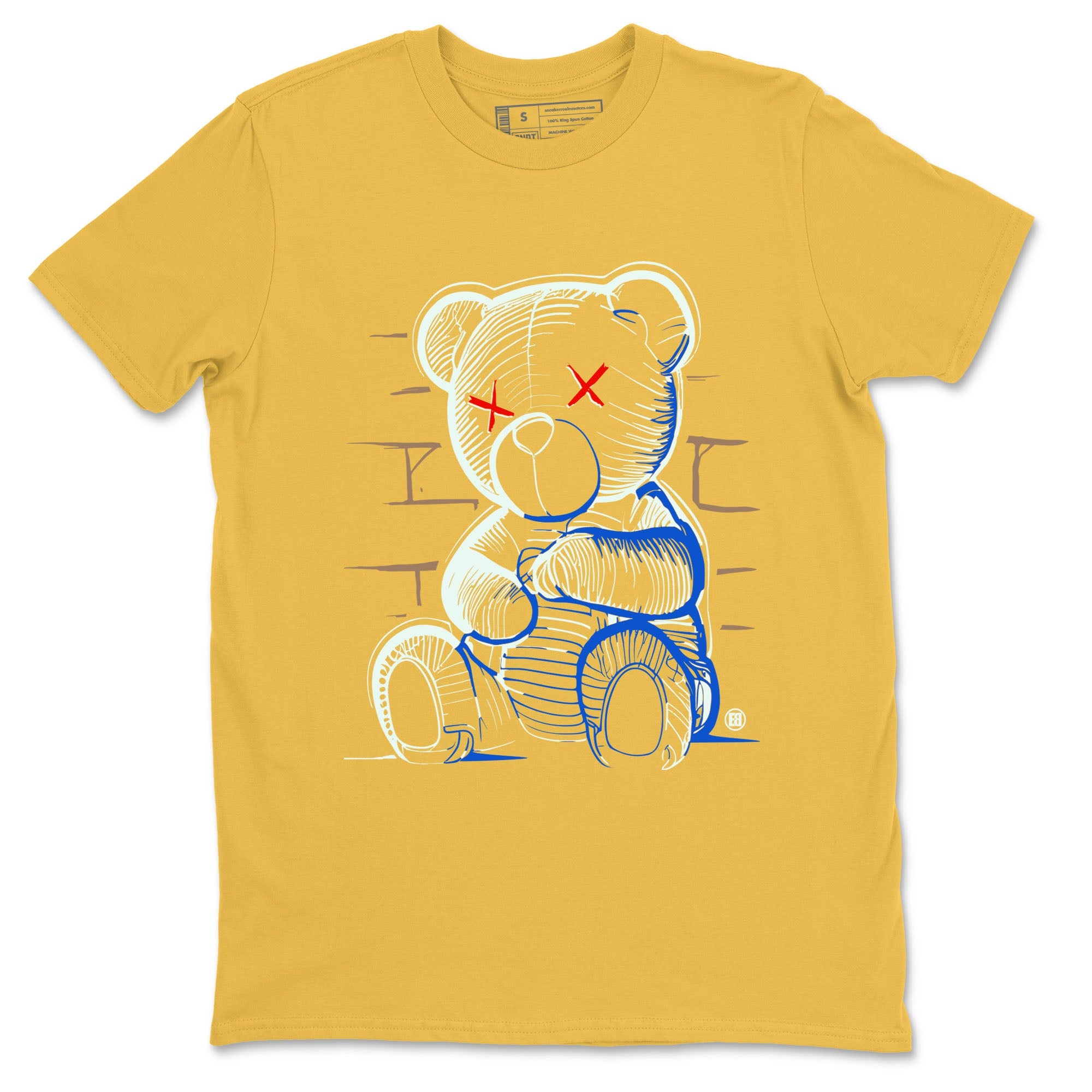 1s Travis Scott Canary shirt to match jordans Neon Bear sneaker tees Air Jordan 1 Travis Scott Canary Drip Gear Zone unisex cotton Daisy 2 crew neck shirt