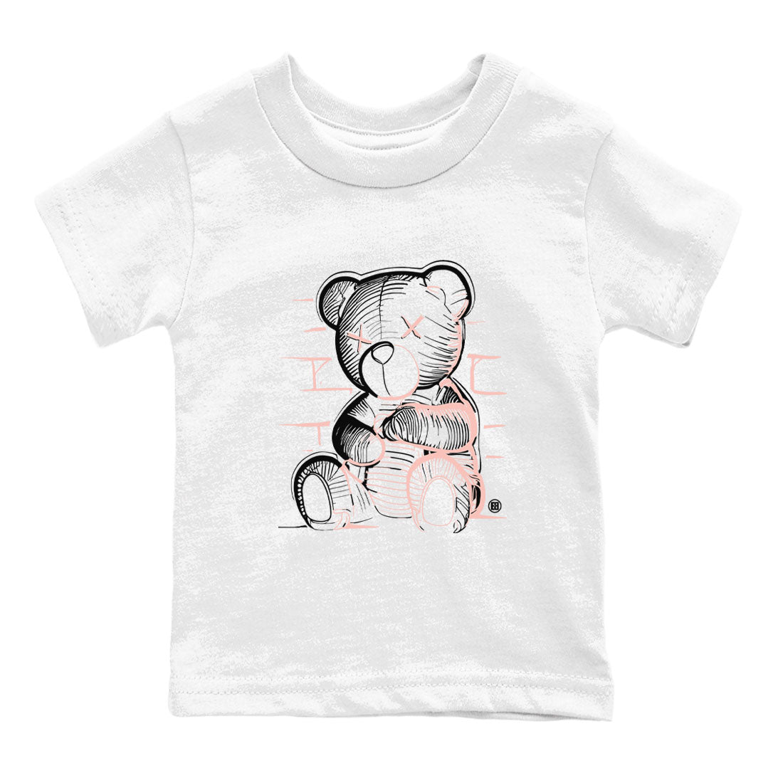 11s Legend Pink shirts to match jordans Neon Bear sneaker match tees Air Jordan 11 Legend Pink Drip Gear Zone streetwear brand Baby and Youth White 2 cotton tee