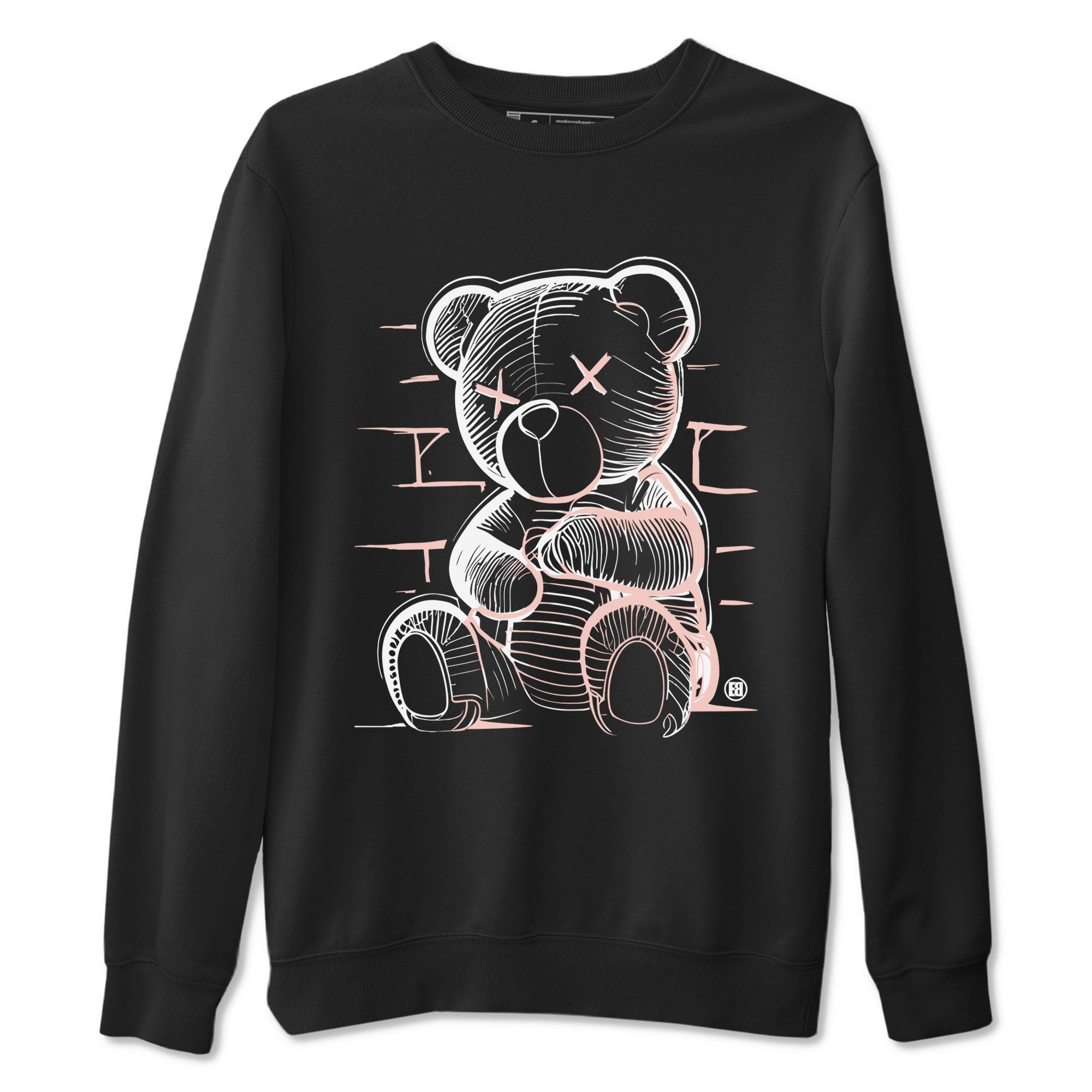 11s Legend Pink shirts to match jordans Neon Bear sneaker match tees Air Jordan 11 Legend Pink Drip Gear Zone streetwear brand Black 2 unisex cotton tee
