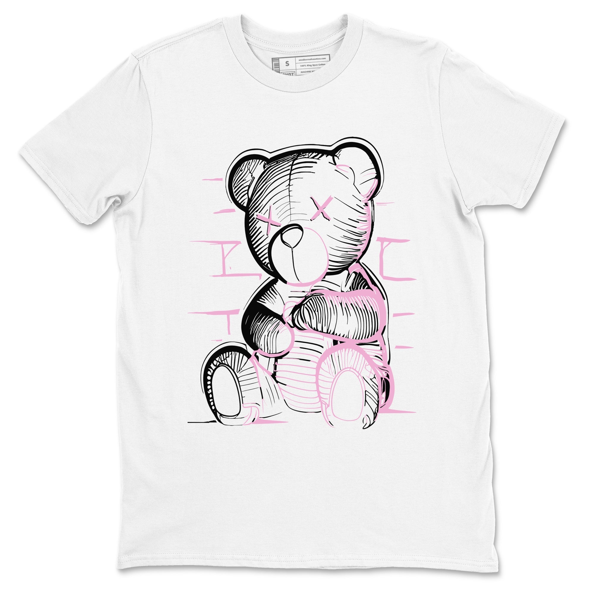 4s Retro Orchid shirts to match jordans Neon Bear sneaker match tees Air Jordan 4 WMNS Orchid match shoes to clothes Drip Gear Zone unisex cotton White 2 shirts