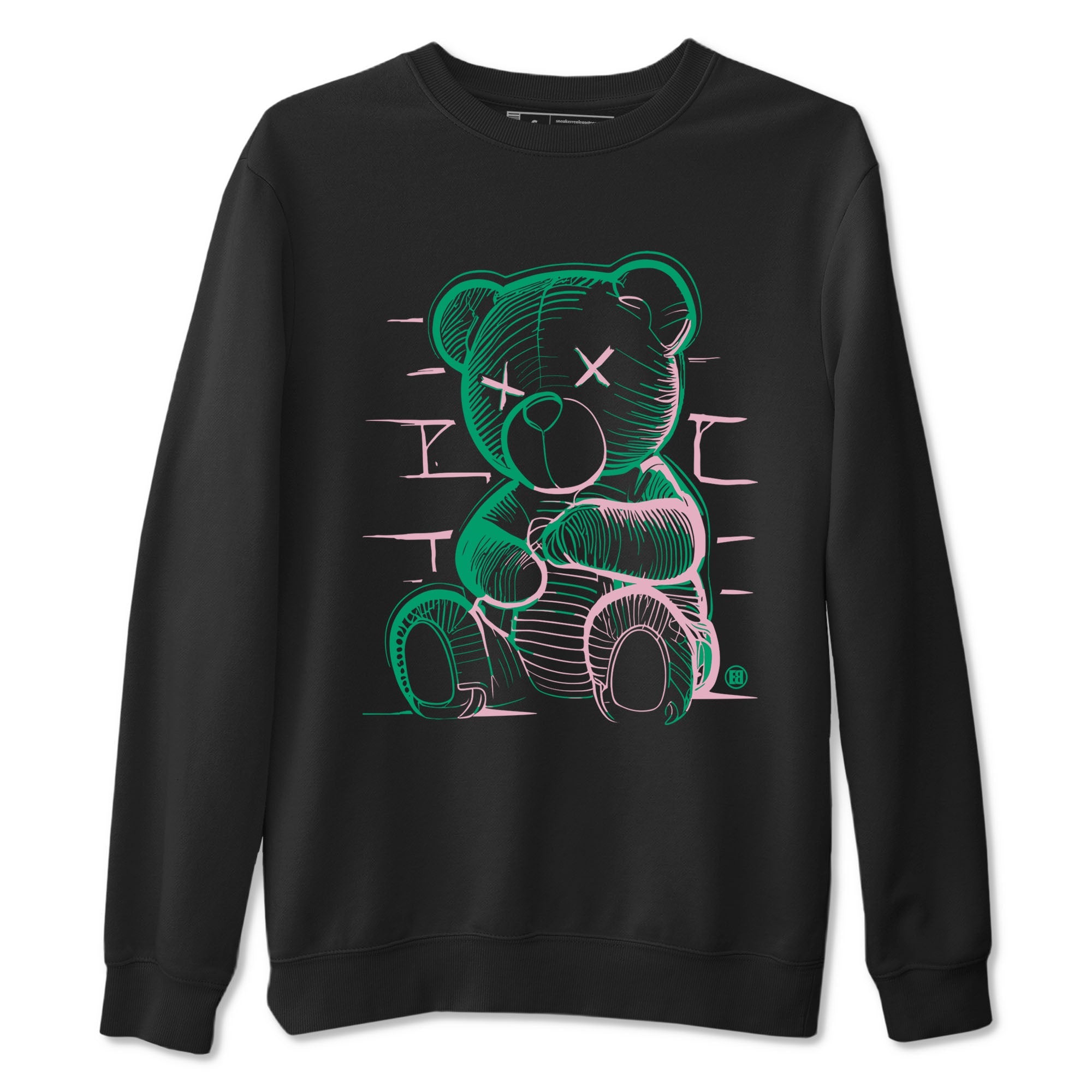 Dunk Low Medium Soft Pink Malachite shirt to match jordans Neon Bear sneaker tees Dunks Medium Soft Pink Malachite Streetwear Brand Drip Gear Zone unisex cotton Black 2 crew neck shirt
