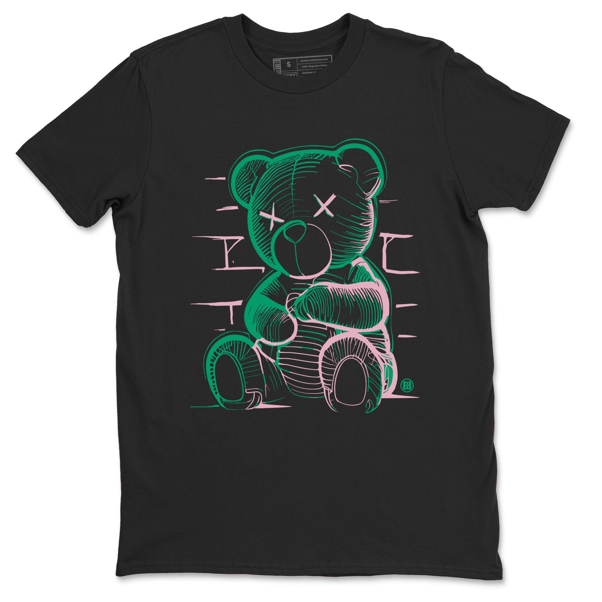Dunk Low Medium Soft Pink Malachite shirt to match jordans Neon Bear sneaker tees Dunks Medium Soft Pink Malachite Streetwear Brand Drip Gear Zone unisex cotton Black 2 crew neck shirt