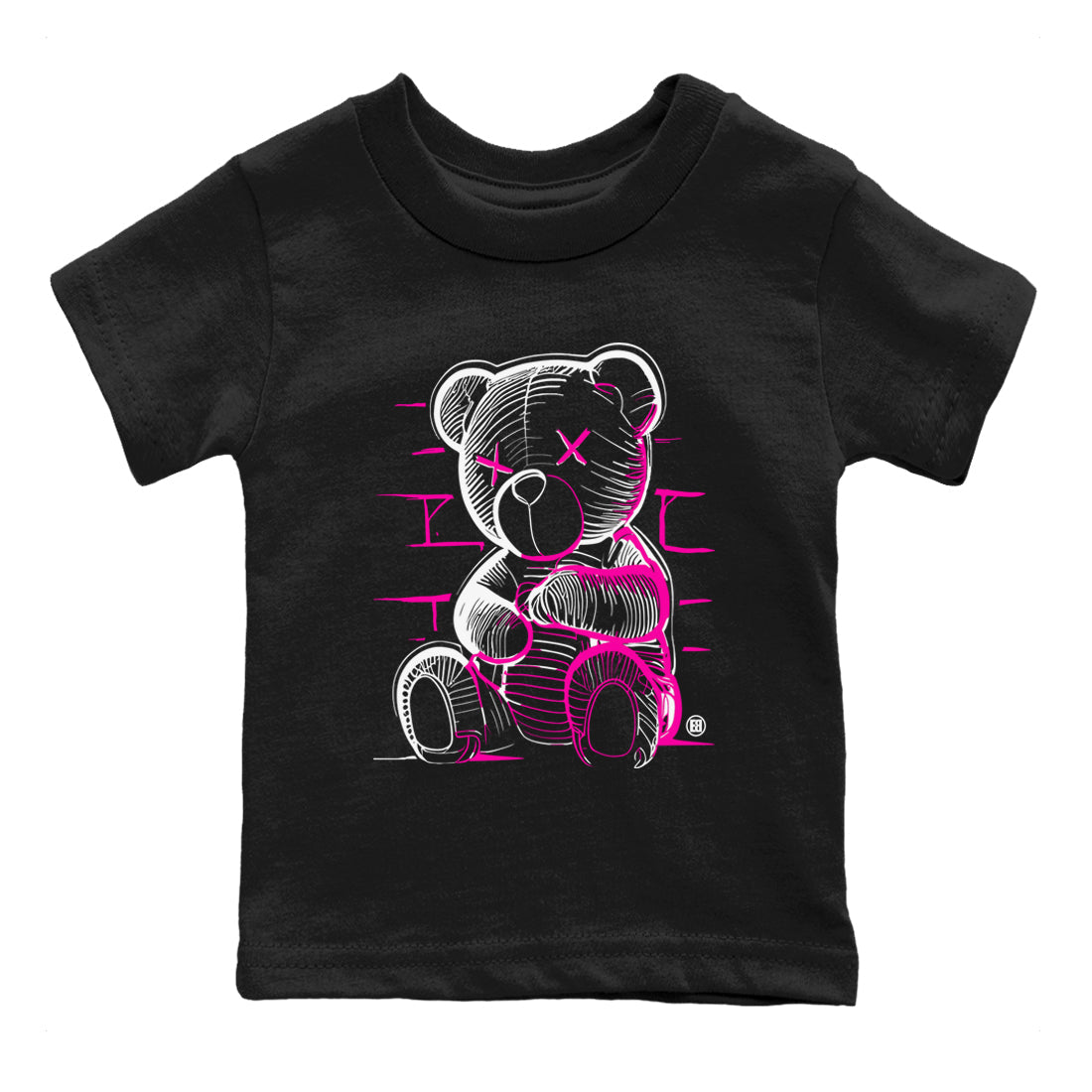 Nike KD 4 Retro Aunt Pearl shirts to match jordans Neon Bear sneaker match tees Nike KD 4 Aunt Pearl match shoes to clothes Drip Gear Zone Youth Baby Black 2 tee
