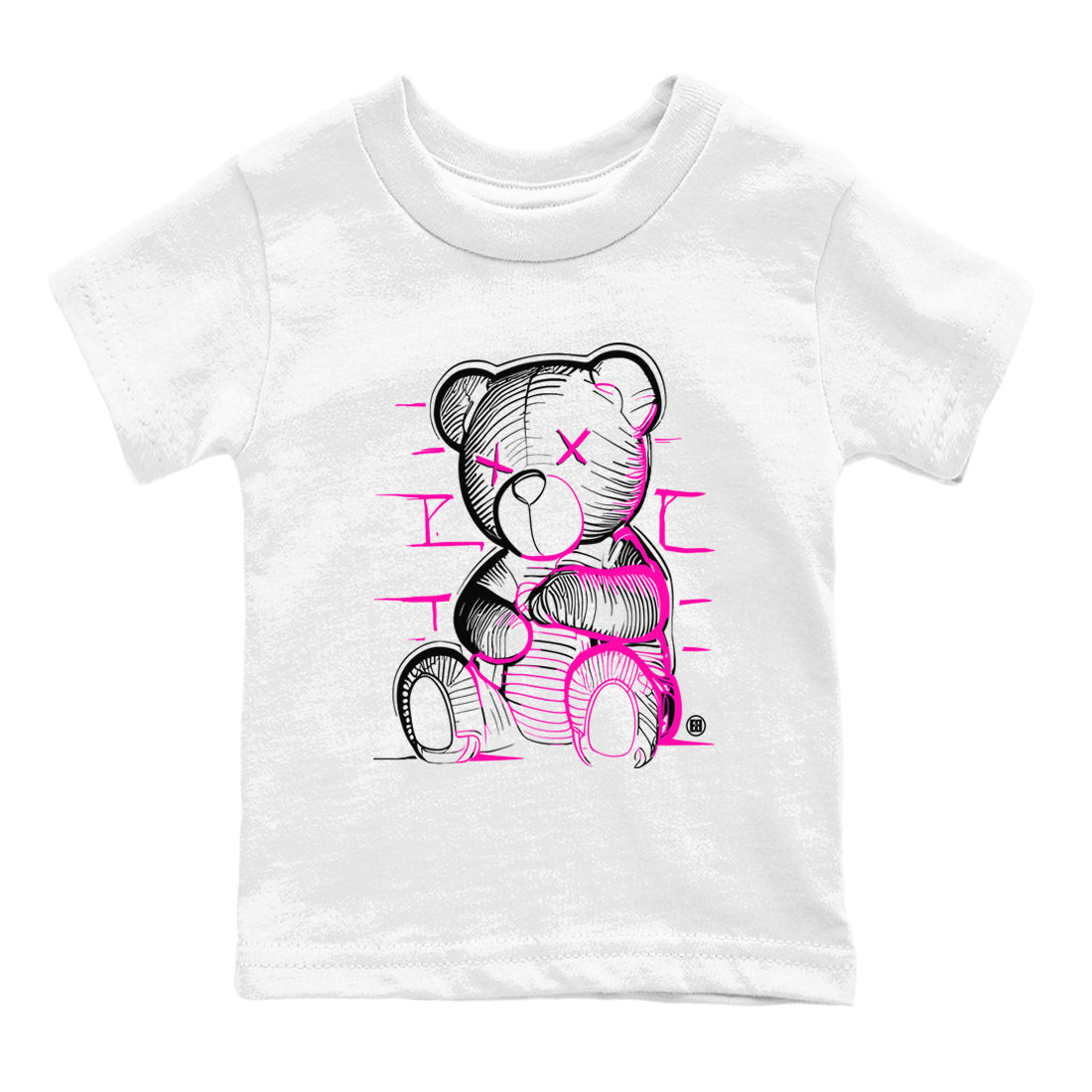 Nike KD 4 Retro Aunt Pearl shirts to match jordans Neon Bear sneaker match tees Nike KD 4 Aunt Pearl match shoes to clothes Drip Gear Zone Youth Baby White 2 tee