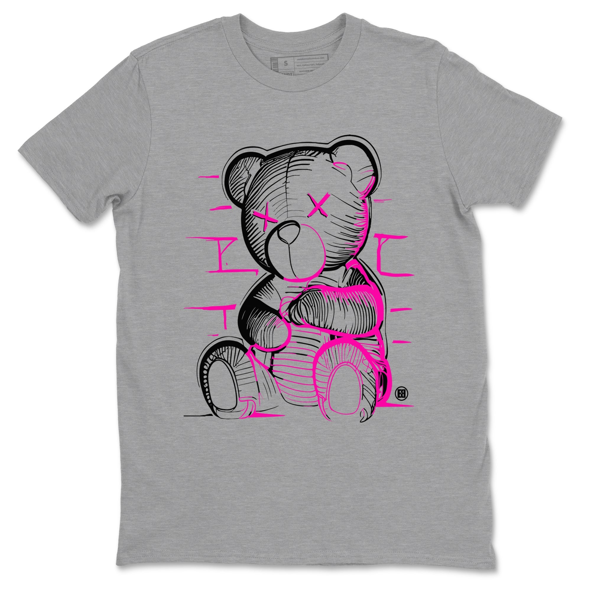 Nike KD 4 Retro Aunt Pearl shirts to match jordans Neon Bear sneaker match tees Nike KD 4 Aunt Pearl match shoes to clothes Drip Gear Zone unisex cotton Heather Grey 2 shirts