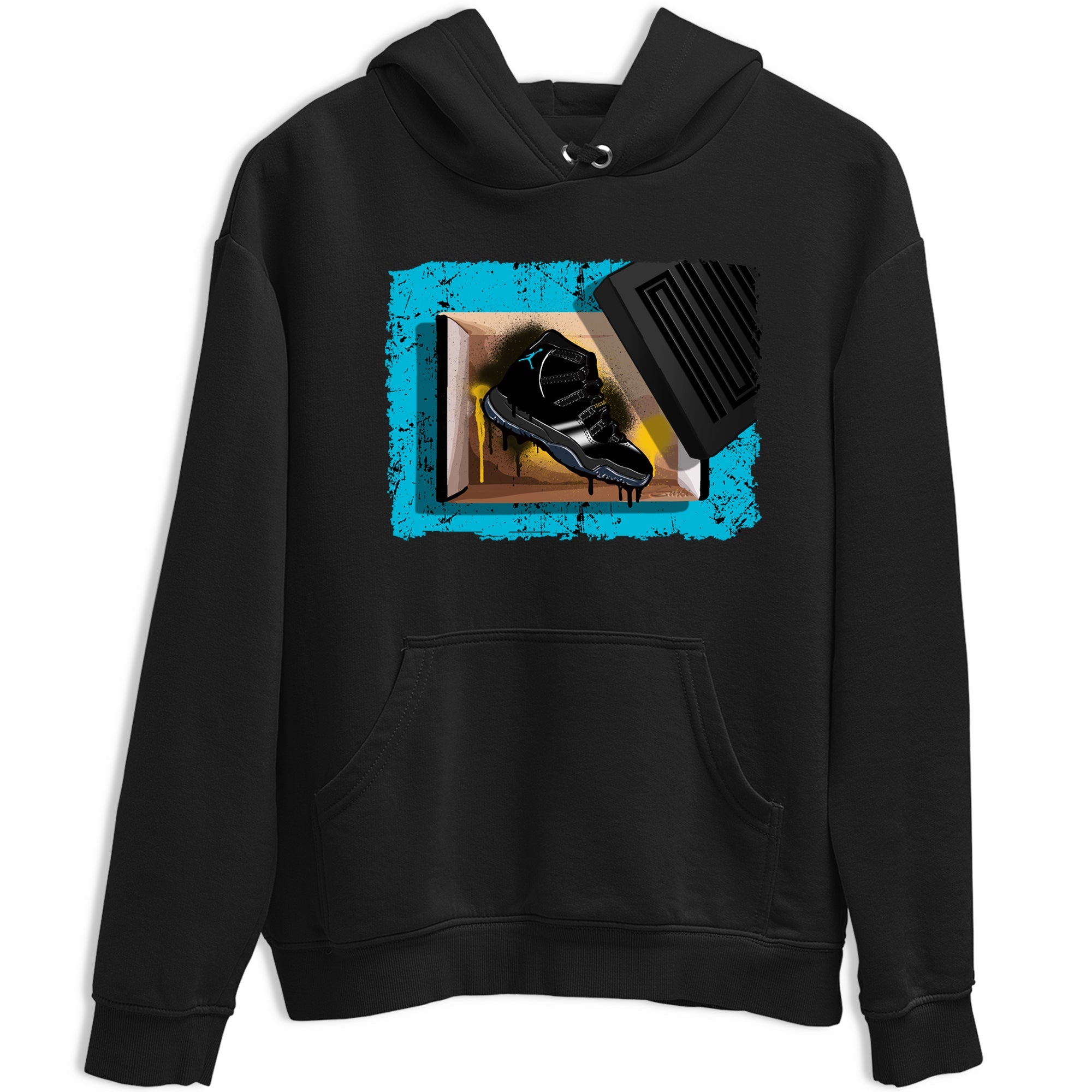 Sneaker Threads  Sneaker Tees To Match Air Jordan 11 Retro Gamma  New Kicks Graphic Tee Black 2. Perfect for Jordan releases 2025 colorways.