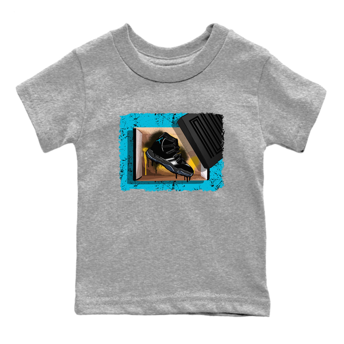 Sneaker Threads  Sneaker Tees To Match Air Jordan 11 Retro Gamma  New Kicks Youth Graphic Tee Heather Grey 2. Perfect for Jordan releases 2025 colorways.