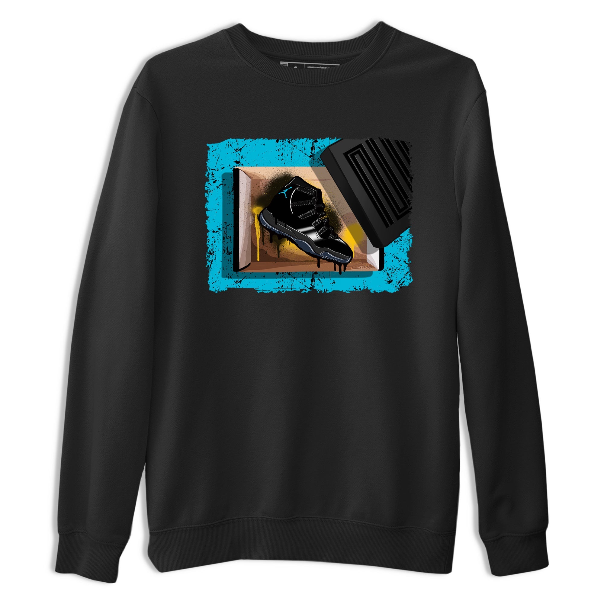 Sneaker Threads  Sneaker Tees To Match Air Jordan 11 Retro Gamma  New Kicks Graphic Tee Black 2. Perfect for Jordan releases 2025 colorways.