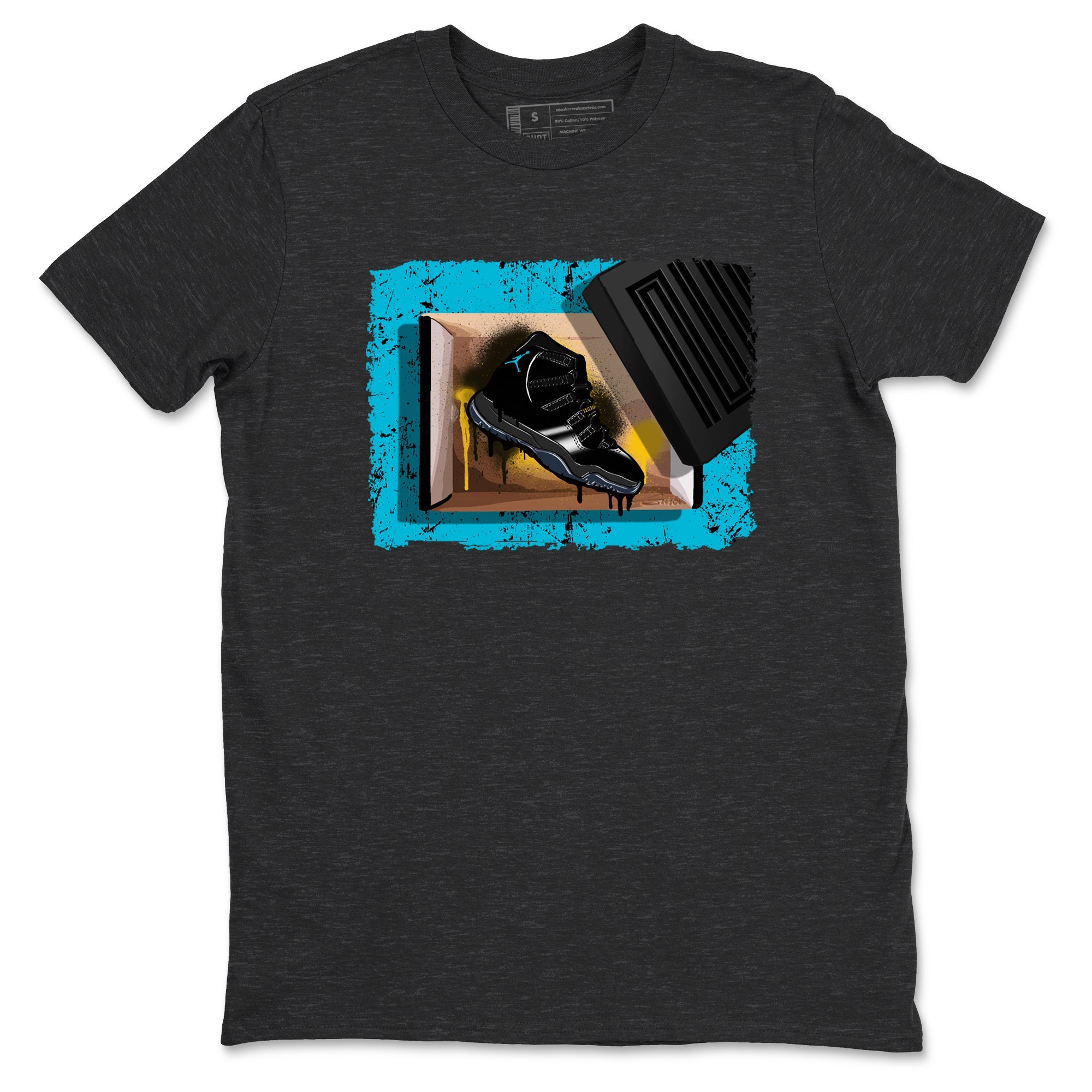 Sneaker Threads  Sneaker Tees To Match Air Jordan 11 Retro Gamma  New Kicks Graphic Tee Charcoal Heather 2. Perfect for Jordan releases 2025 colorways.