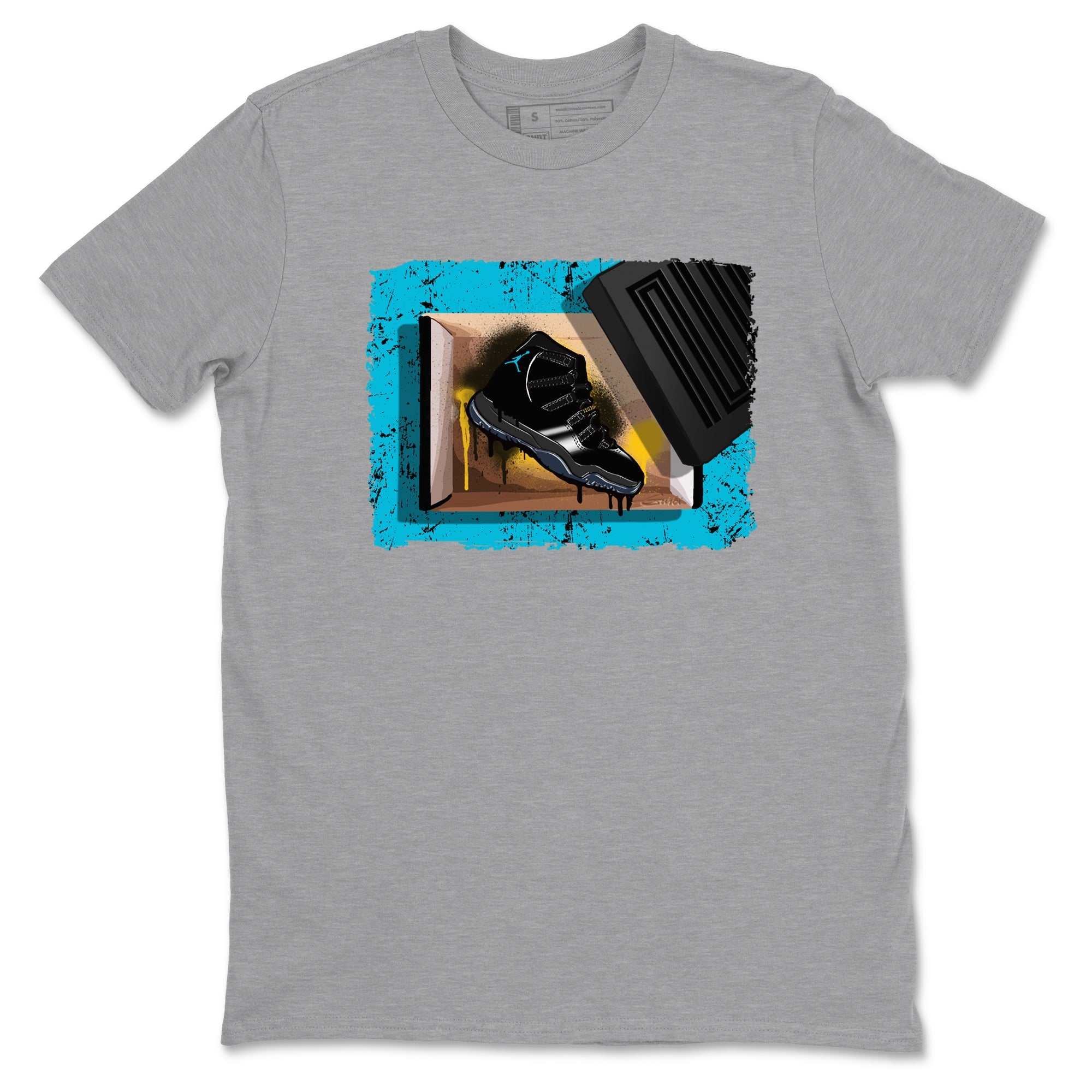 Sneaker Threads  Sneaker Tees To Match Air Jordan 11 Retro Gamma  New Kicks Graphic Tee Heather Grey 2. Perfect for Jordan releases 2025 colorways.