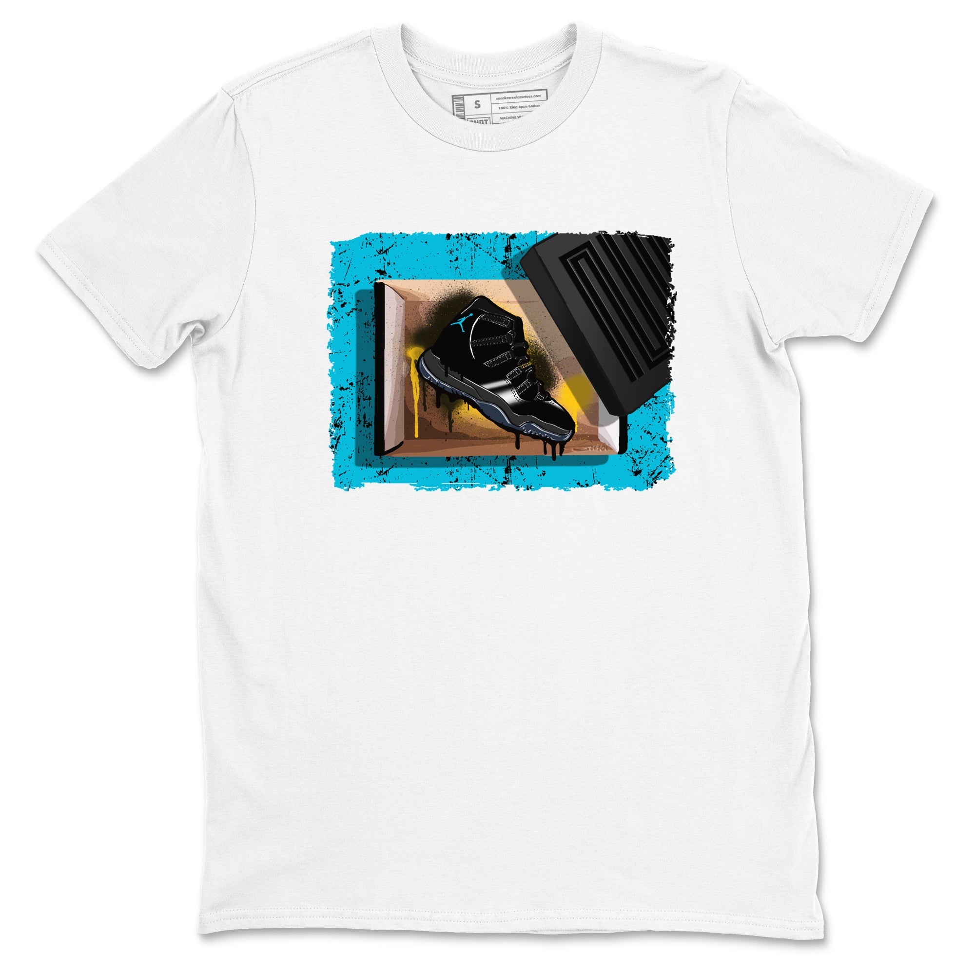 Sneaker Threads  Sneaker Tees To Match Air Jordan 11 Retro Gamma  New Kicks Graphic Tee White 2. Perfect for Jordan releases 2025 colorways.