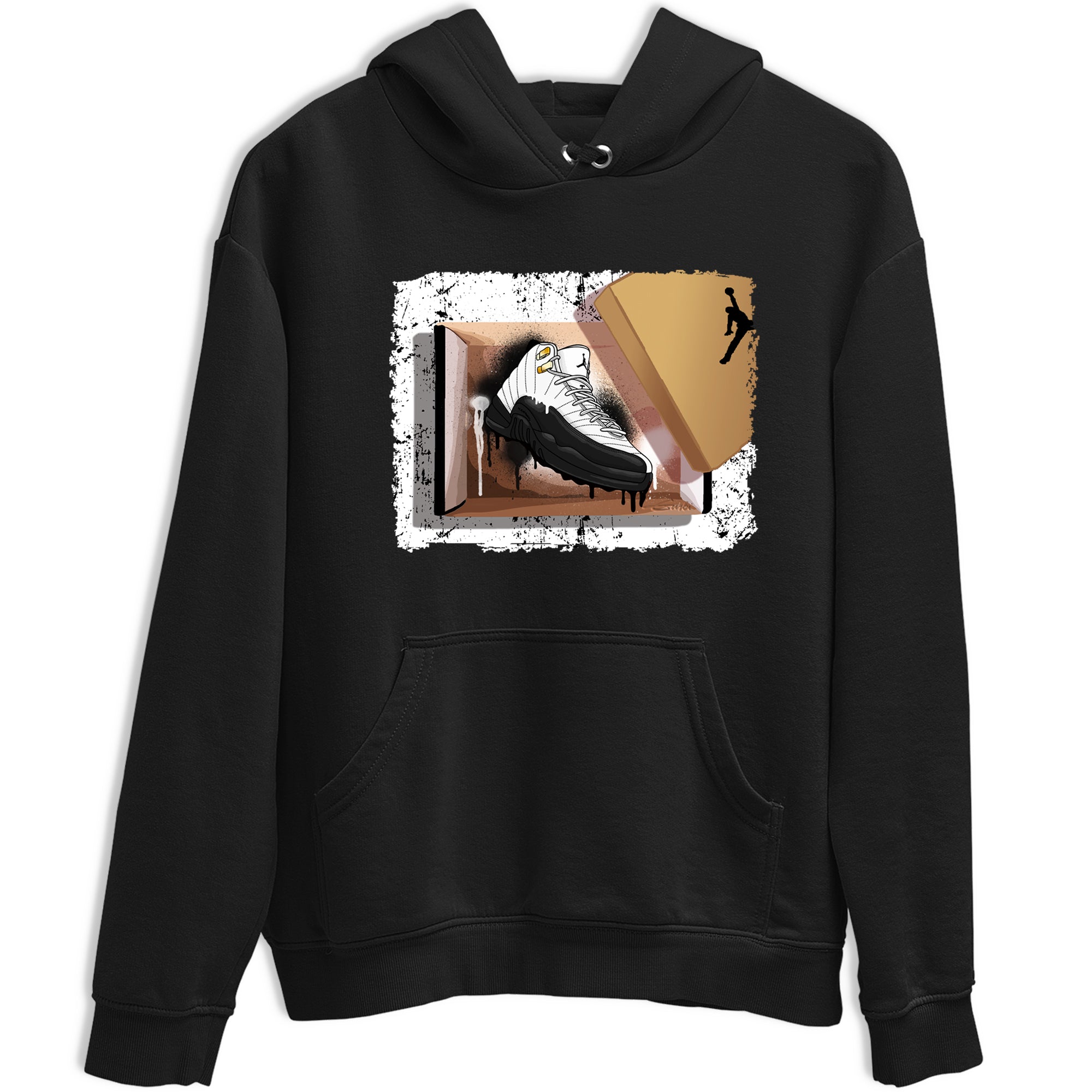 Sneaker Threads  Sneaker Tees To Match Air Jordan 12 Taxi  New Kicks Graphic Tee Black 2. Perfect for Jordan releases 2025 colorways.