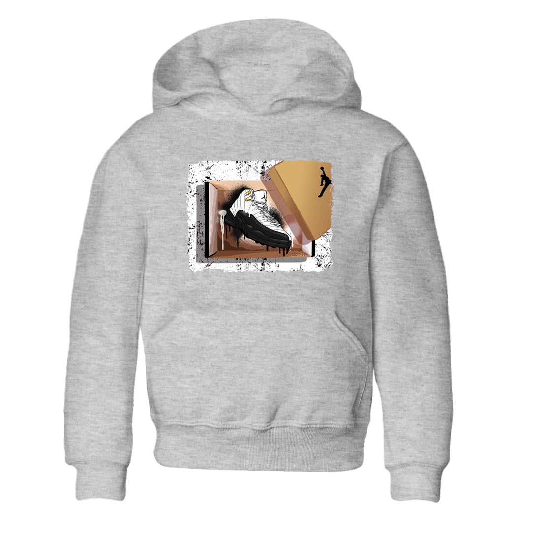 Sneaker Threads  Sneaker Tees To Match Air Jordan 12 Taxi  New Kicks Youth Graphic Tee Heather Grey 2. Perfect for Jordan releases 2025 colorways.