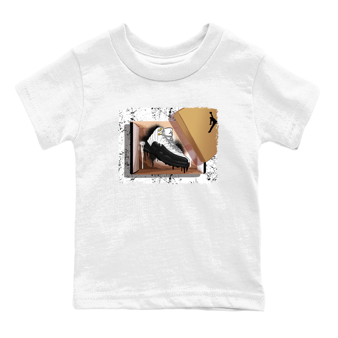 Sneaker Threads  Sneaker Tees To Match Air Jordan 12 Taxi  New Kicks Youth Graphic Tee White 2. Perfect for Jordan releases 2025 colorways.